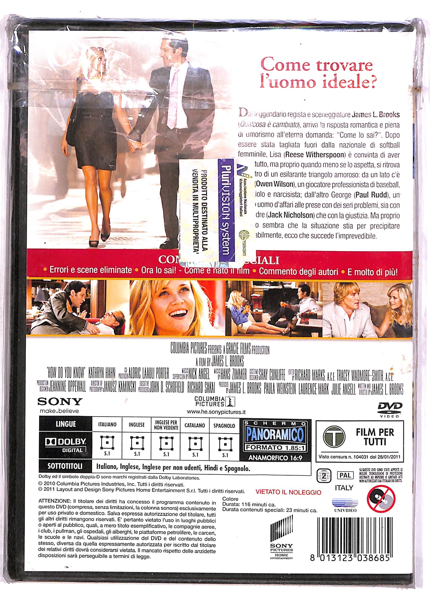 EBOND Come lo sai DVD DB676609