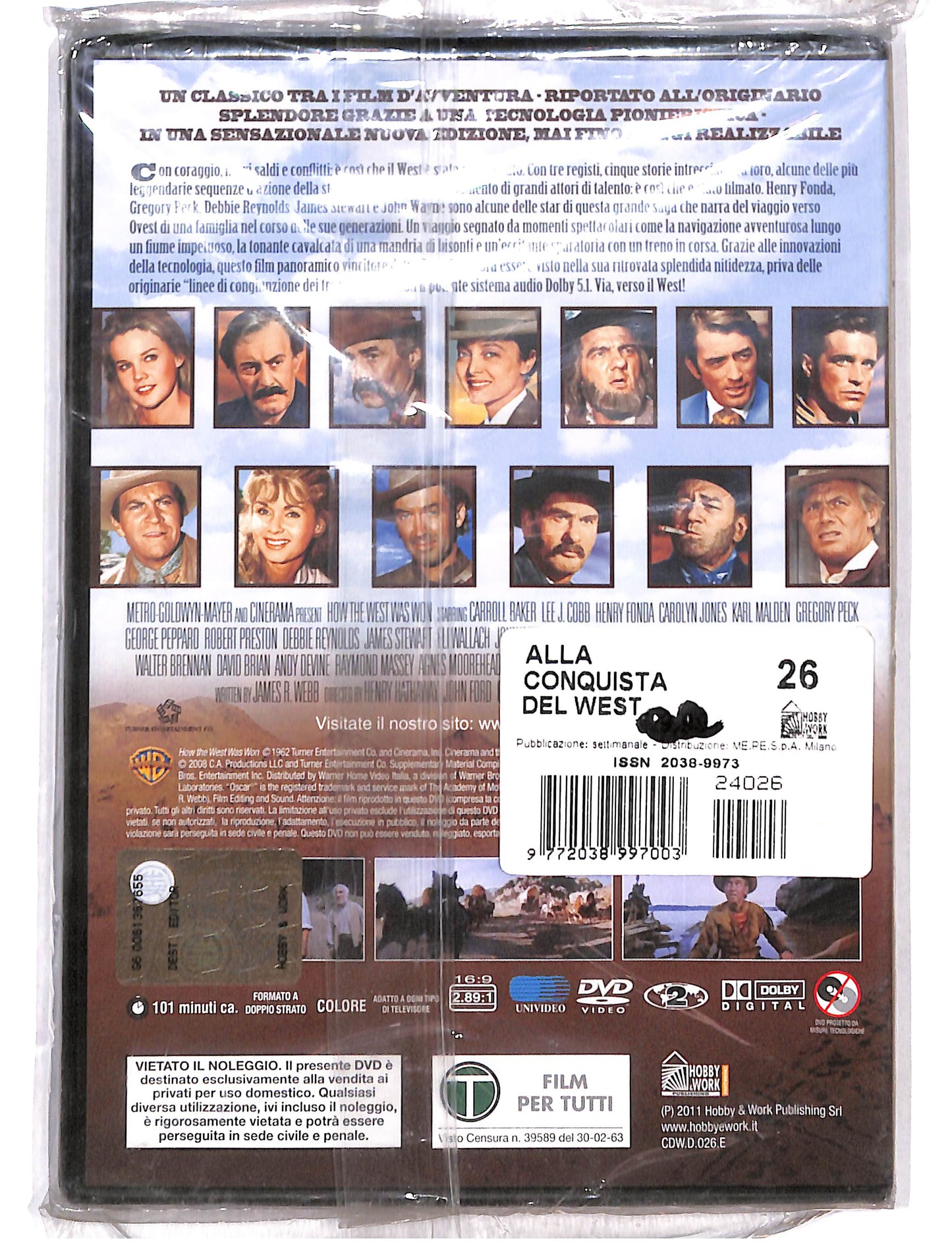 EBOND La Conquista del West parte 1 EDITORIALE DVD DB676722