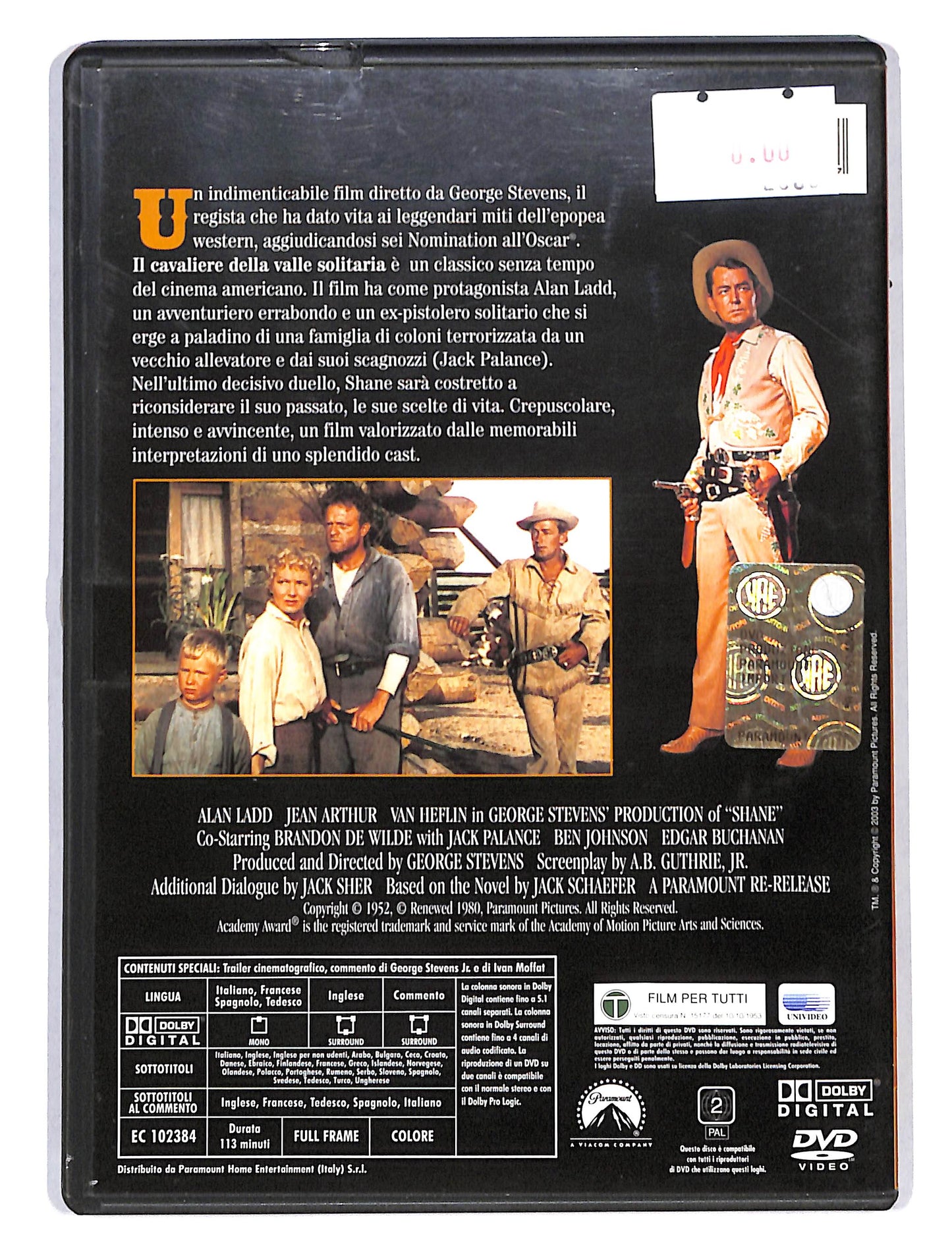 EBOND Il cavaliere della valle solitaria DVD DB676728