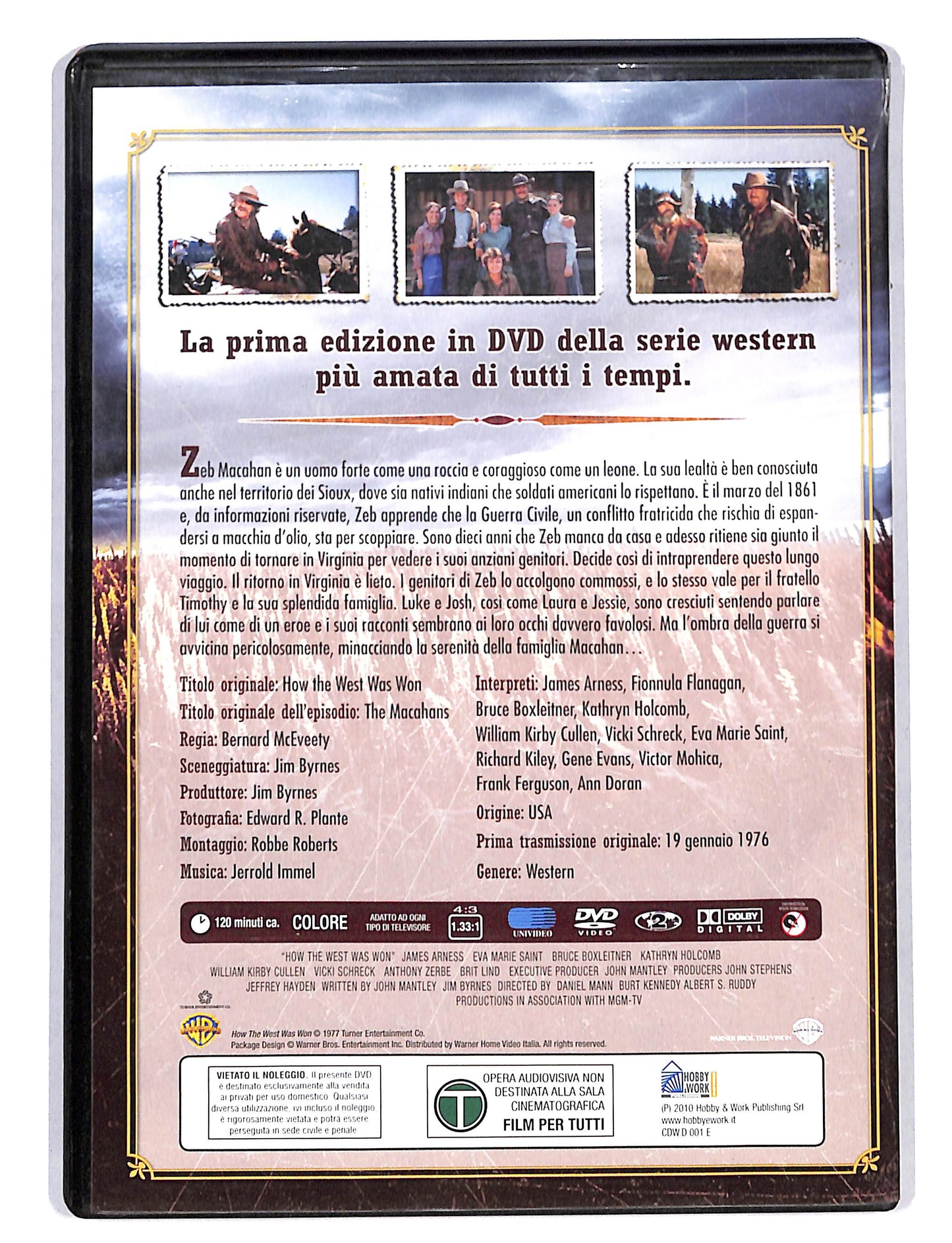 EBOND Alla conquista del west stagione 1 - Episodio 1 EDITORIALE DVD DB676738
