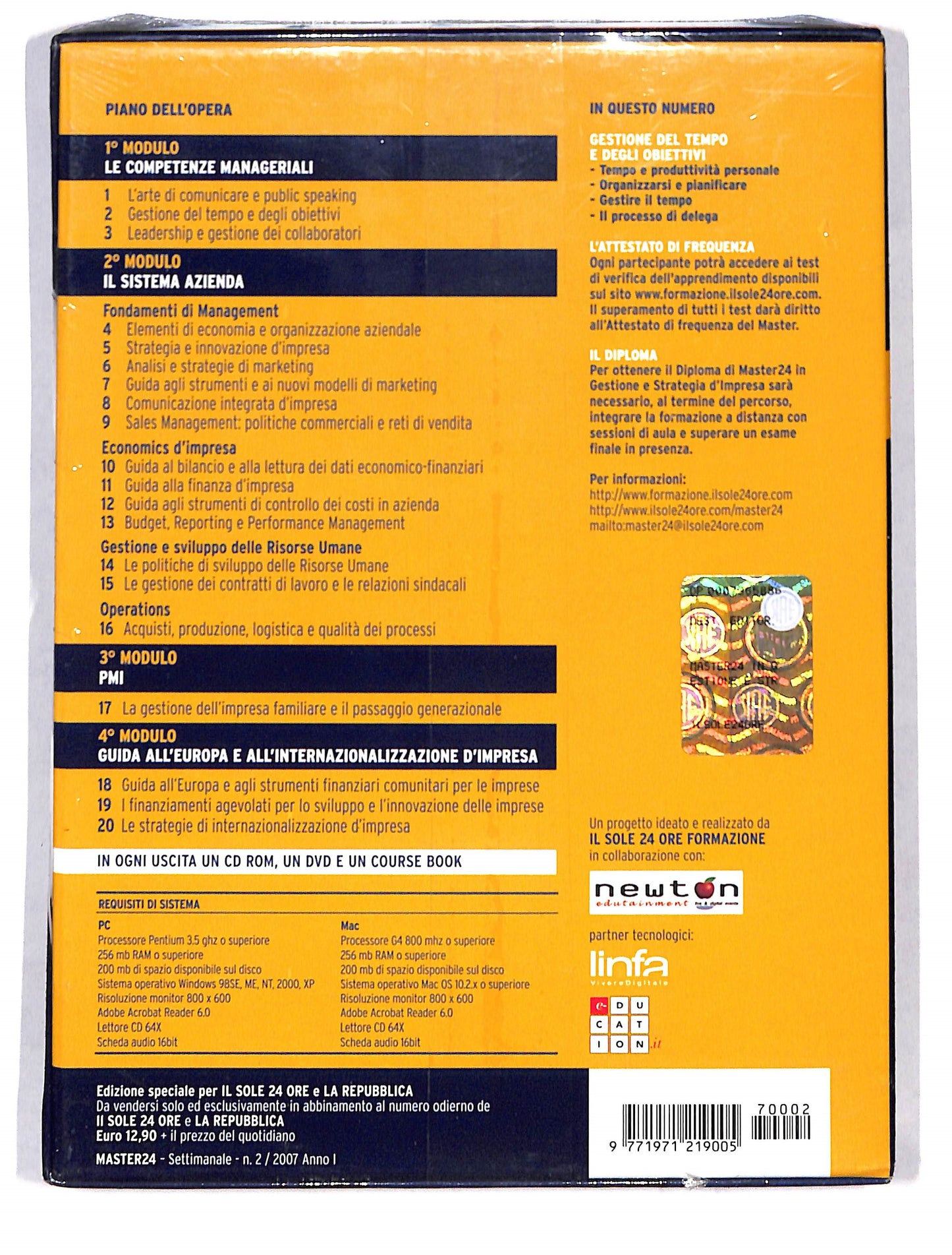 EBOND Master 24 gestione del tempo e degli obiettivi vol.2 DVD DB676803