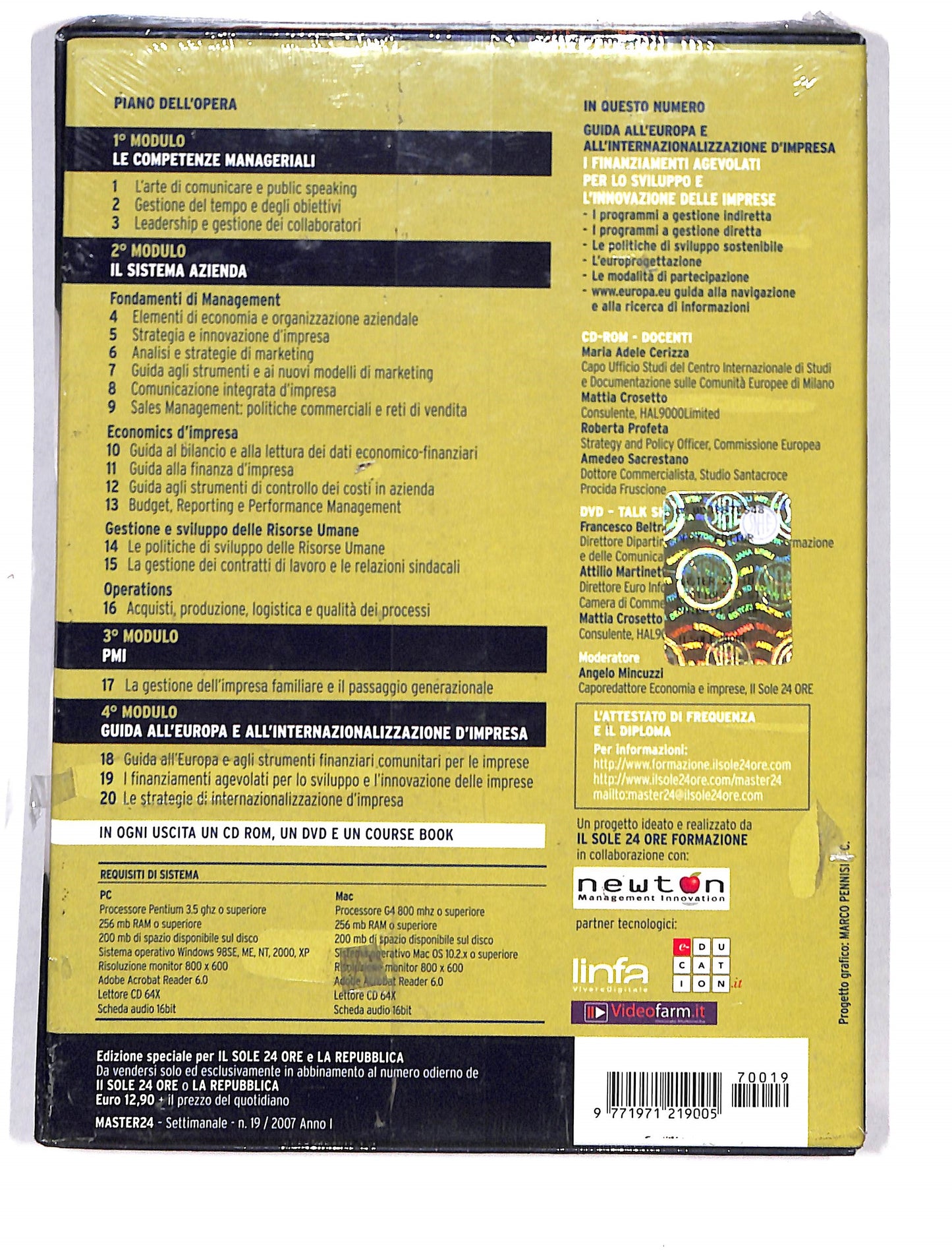 EBOND Master 24 I finanziamenti agevolati per lo sviluppo DVD DB676813