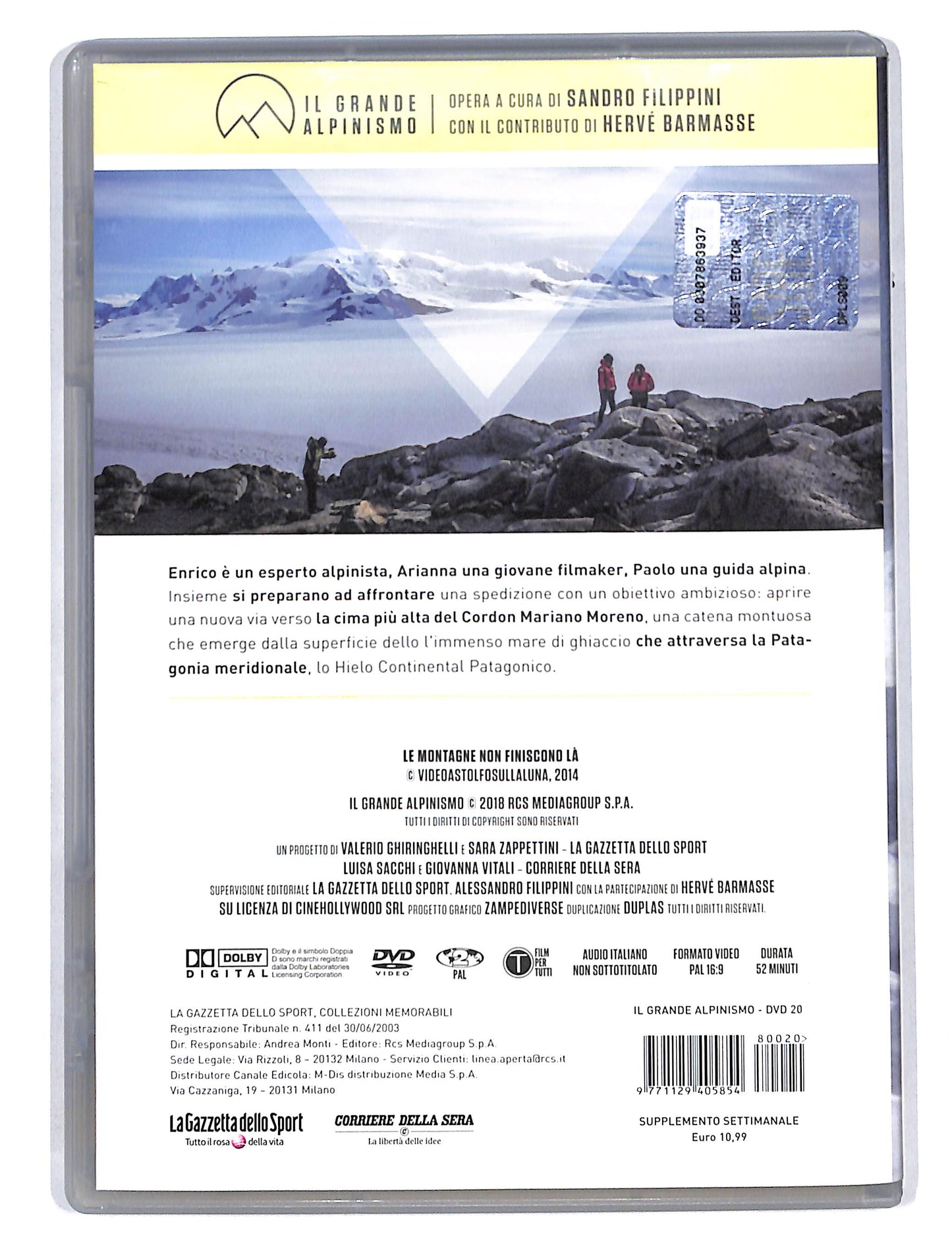 EBOND Il Grande Alpinismo storie d'alta quota vol.20 DVD DB676814