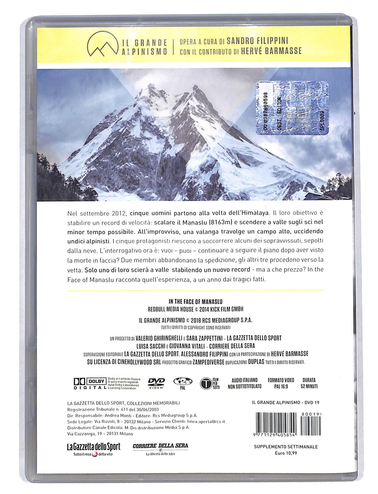 EBOND Il Grande Alpinismo vol.19 in the face of Manaslu DVD DB676815
