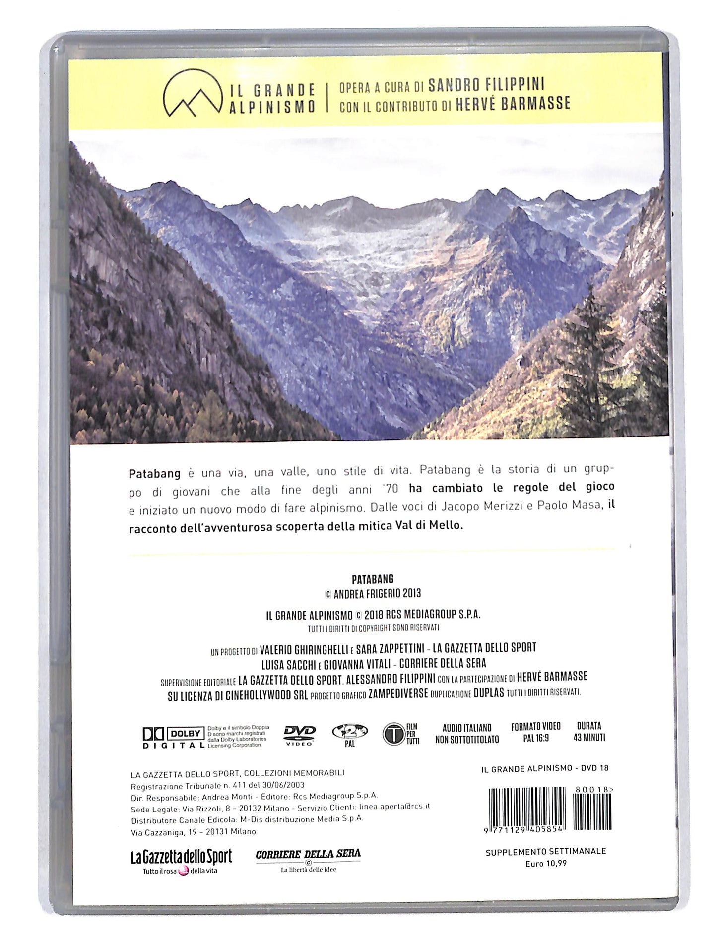 EBOND Il Grande Alpinismo vol.18 Patabang DVD DB676816