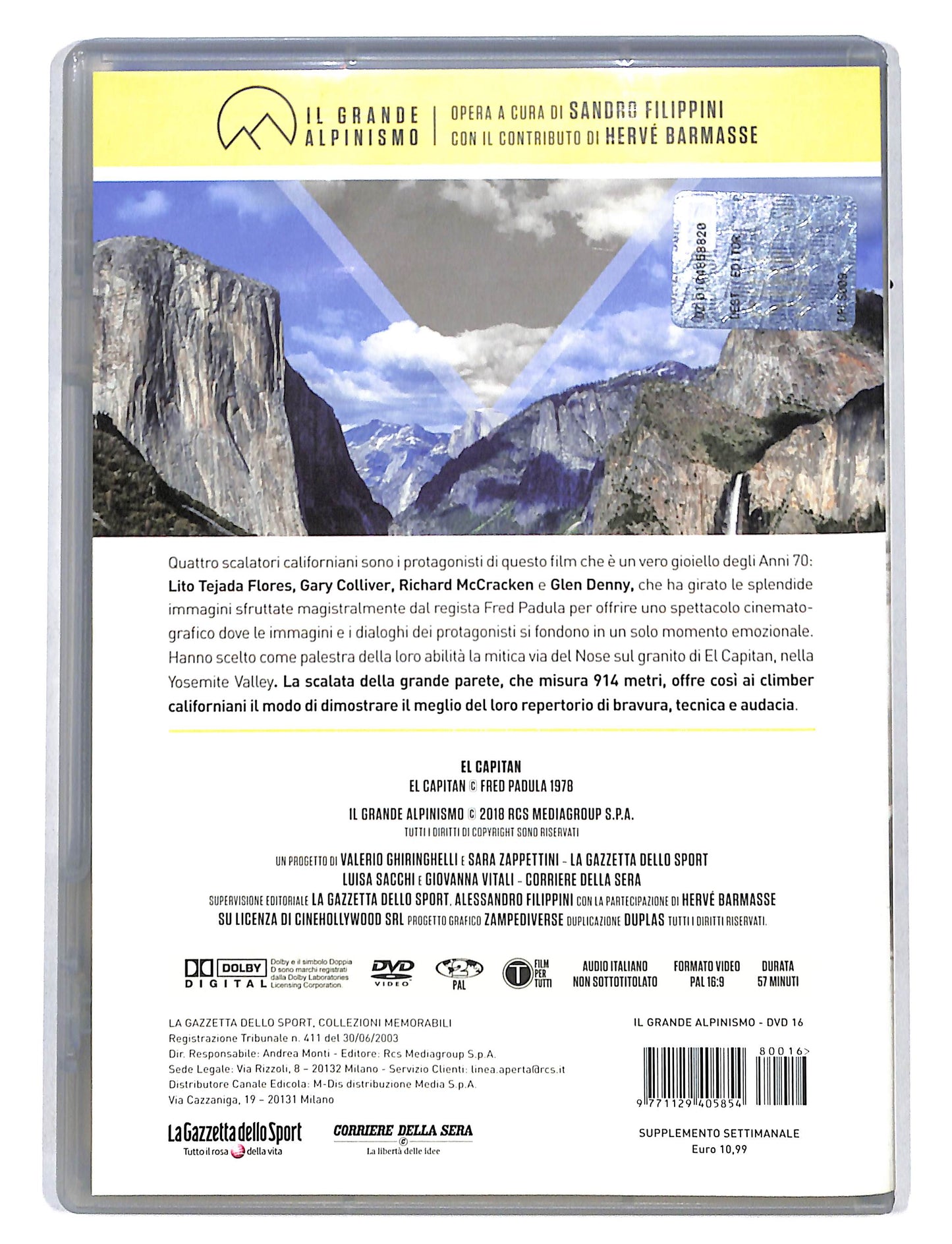 EBOND Il Grande ALpinismo vol.16 El Capitan DVD DB676818