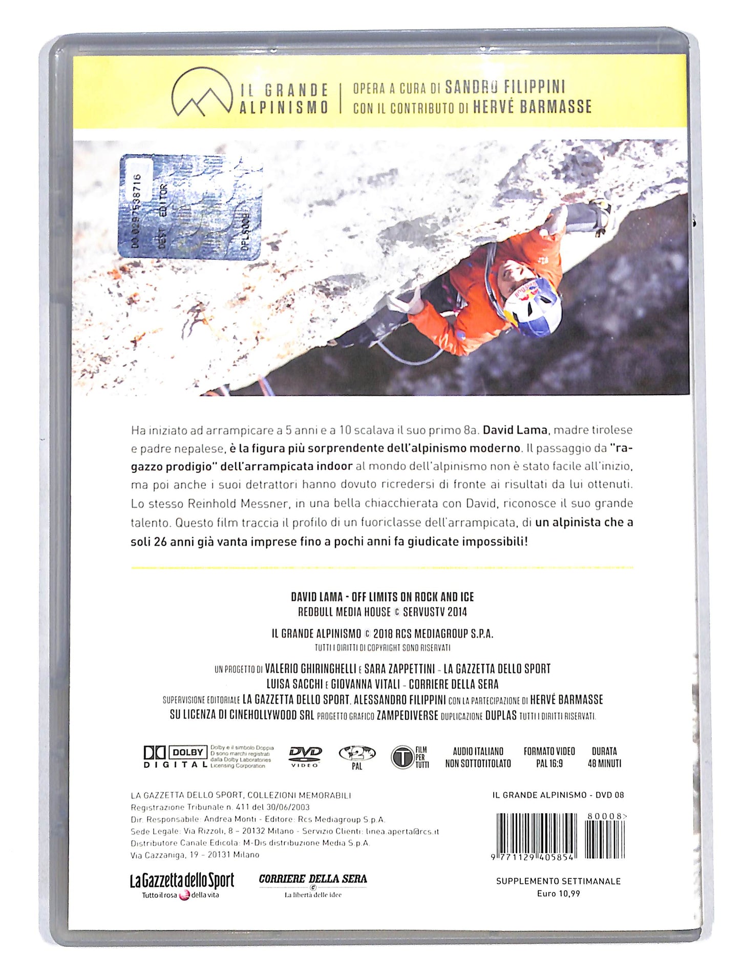 EBOND Il Grande Alpinismo vol.8 David Lama DVD DB676826