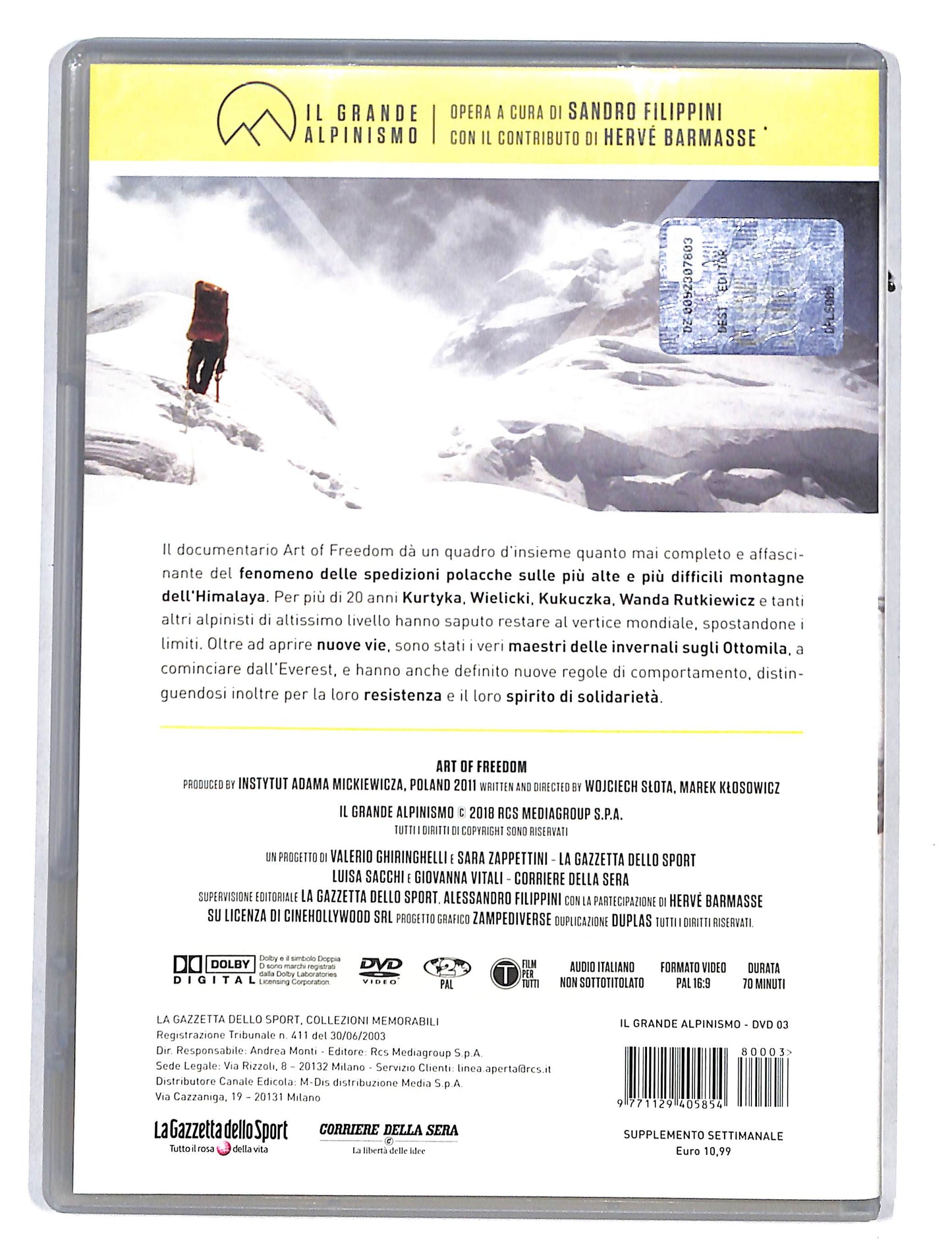 EBOND Il Grande Alpinismo vol.3 art of freedom DVD DB676831