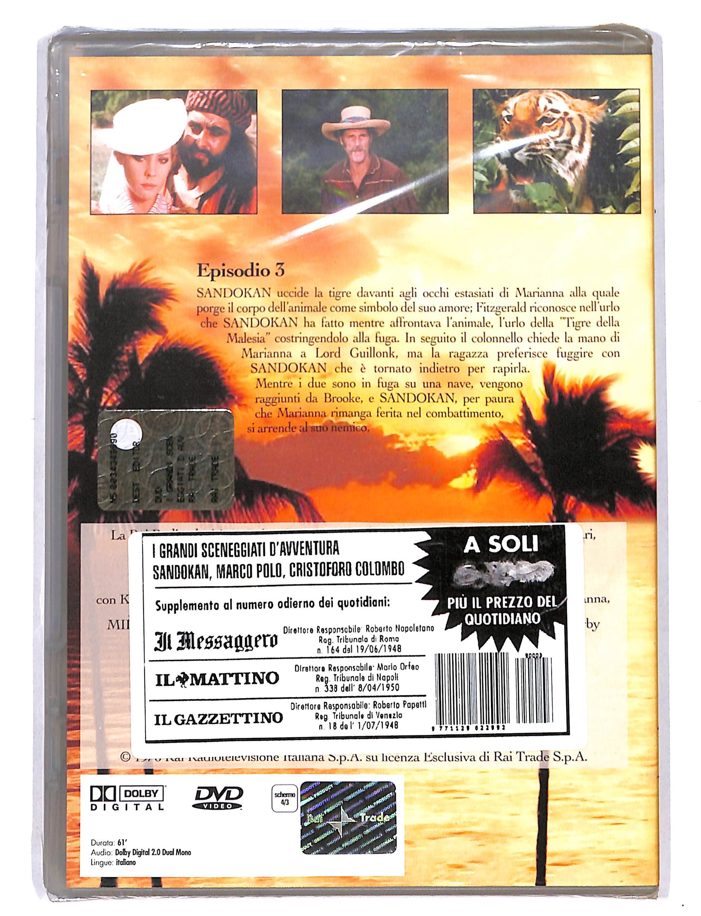 EBOND Sandokan episodio 3 DVD DB676841