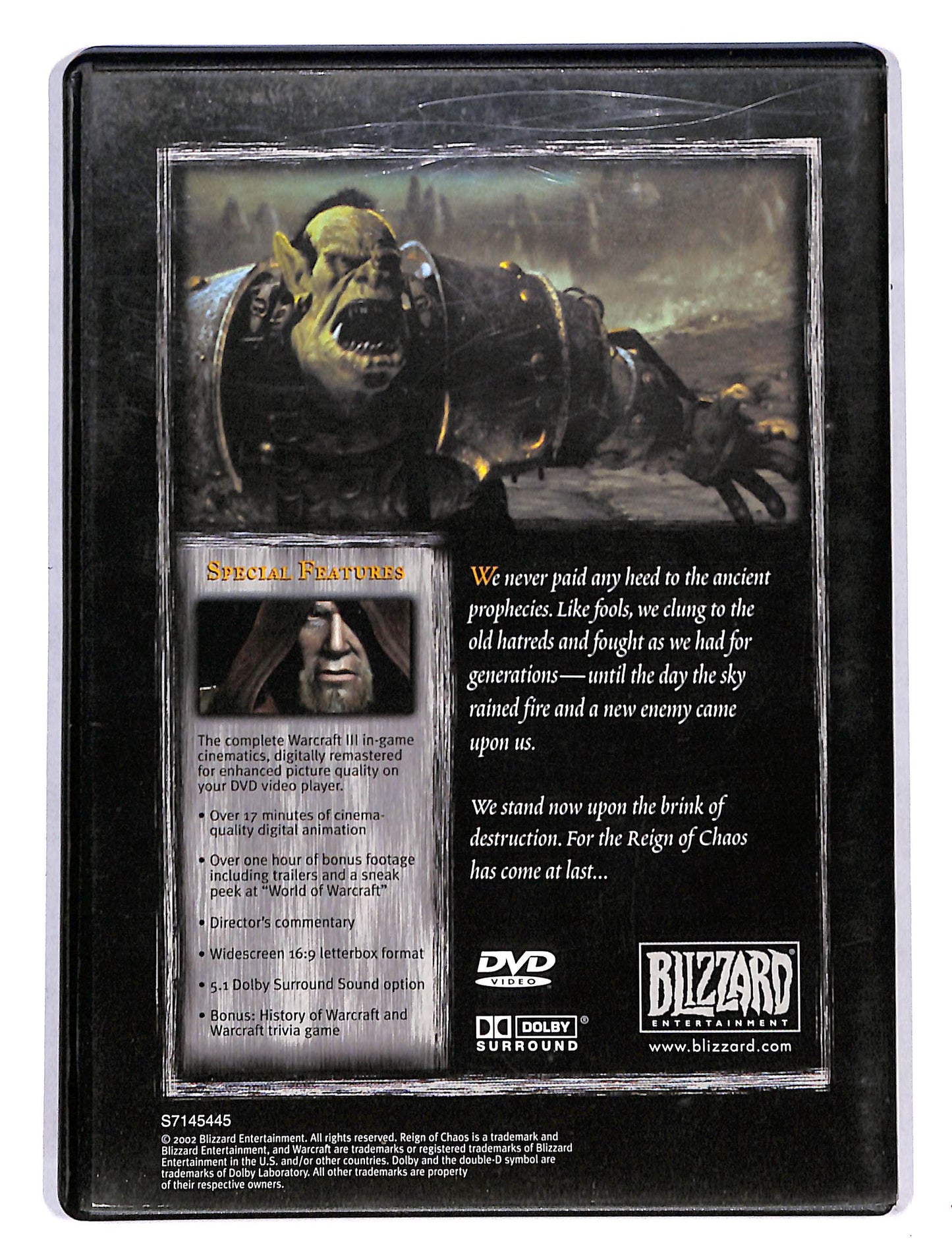 EBOND Warcraft III reign of chaos EDIZIONE SPECIALE DVD DB676852