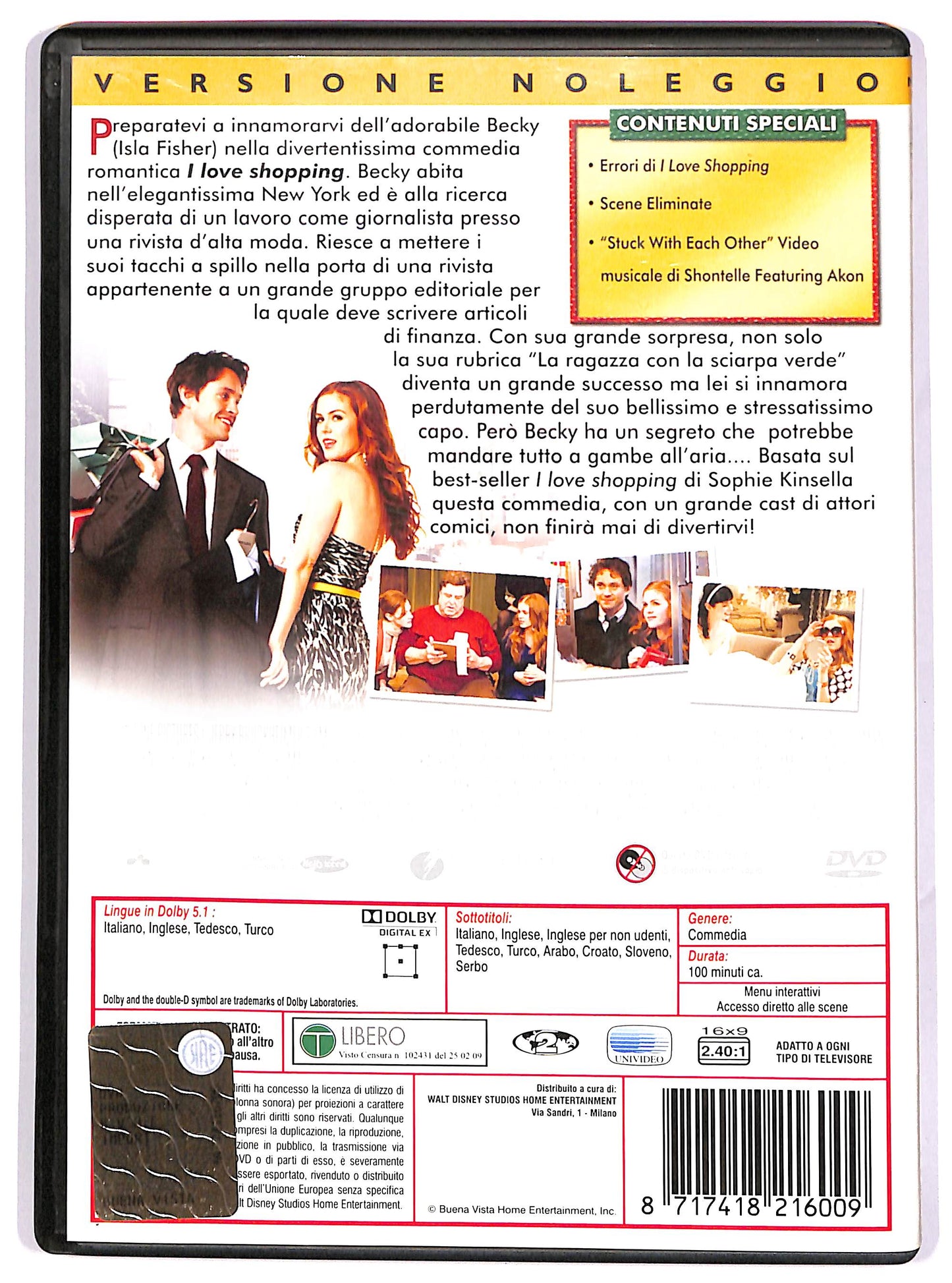 EBOND I Love Shopping DVD DB676919