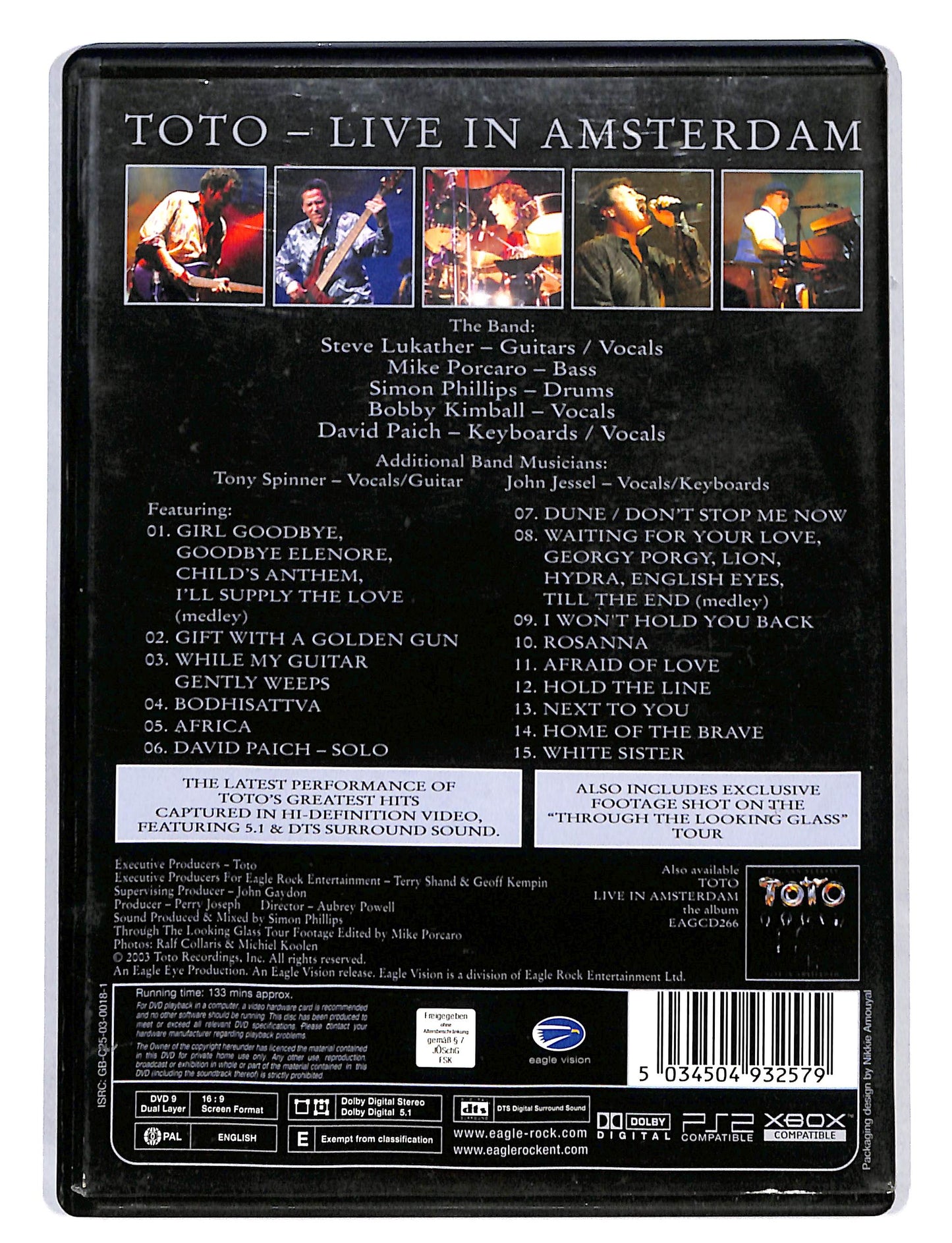 EBOND Toto - 25th Anniversary - Live In Amsterdam EDIZIONE SPECIALE DVD DB677205