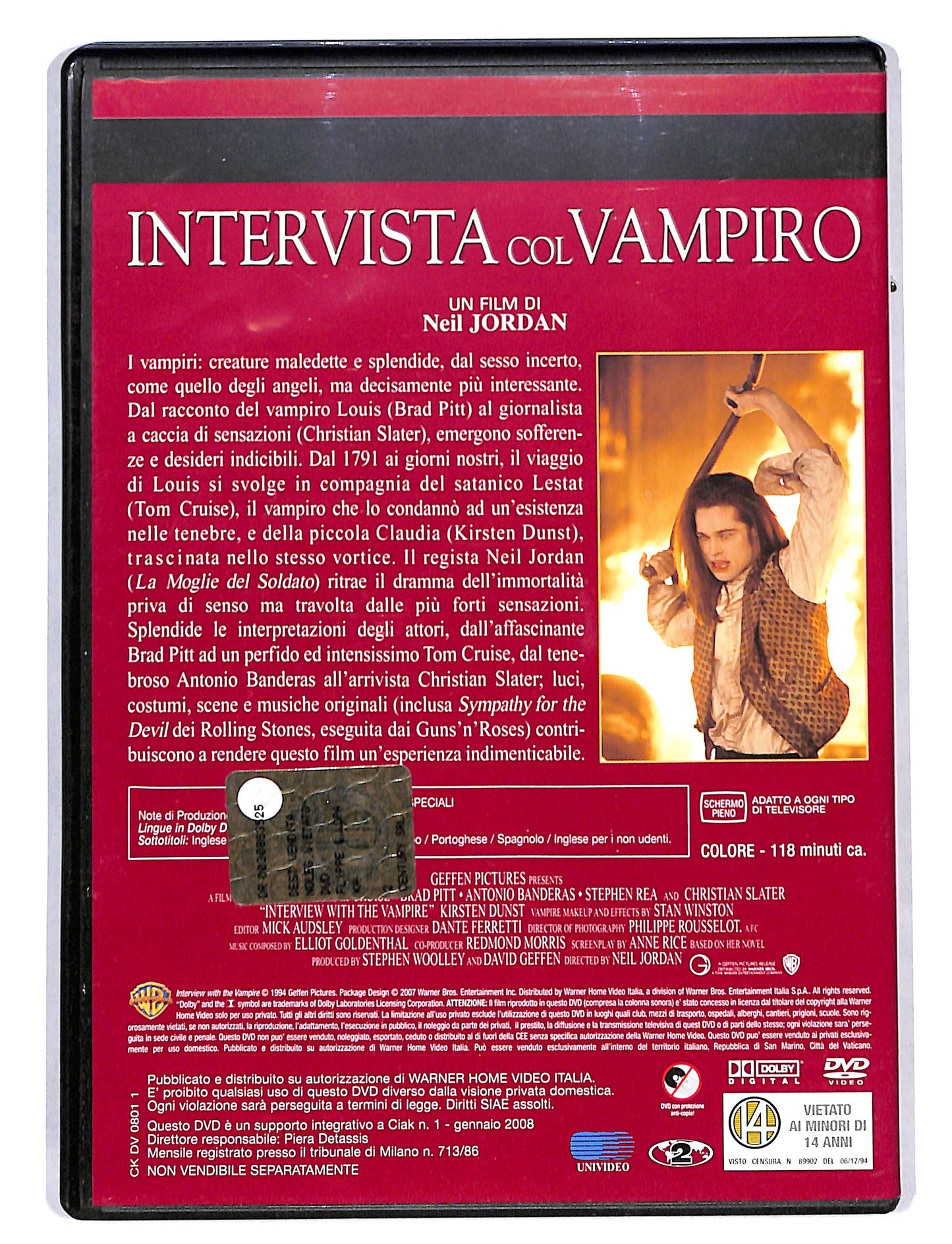 EBOND Intervista col vampiro EDITORIALE DVD DB677245