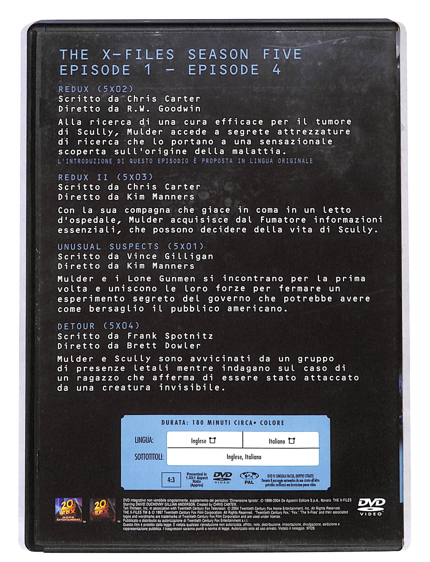 EBOND The X files vol.1 season five EDITORIALE DVD DB677259