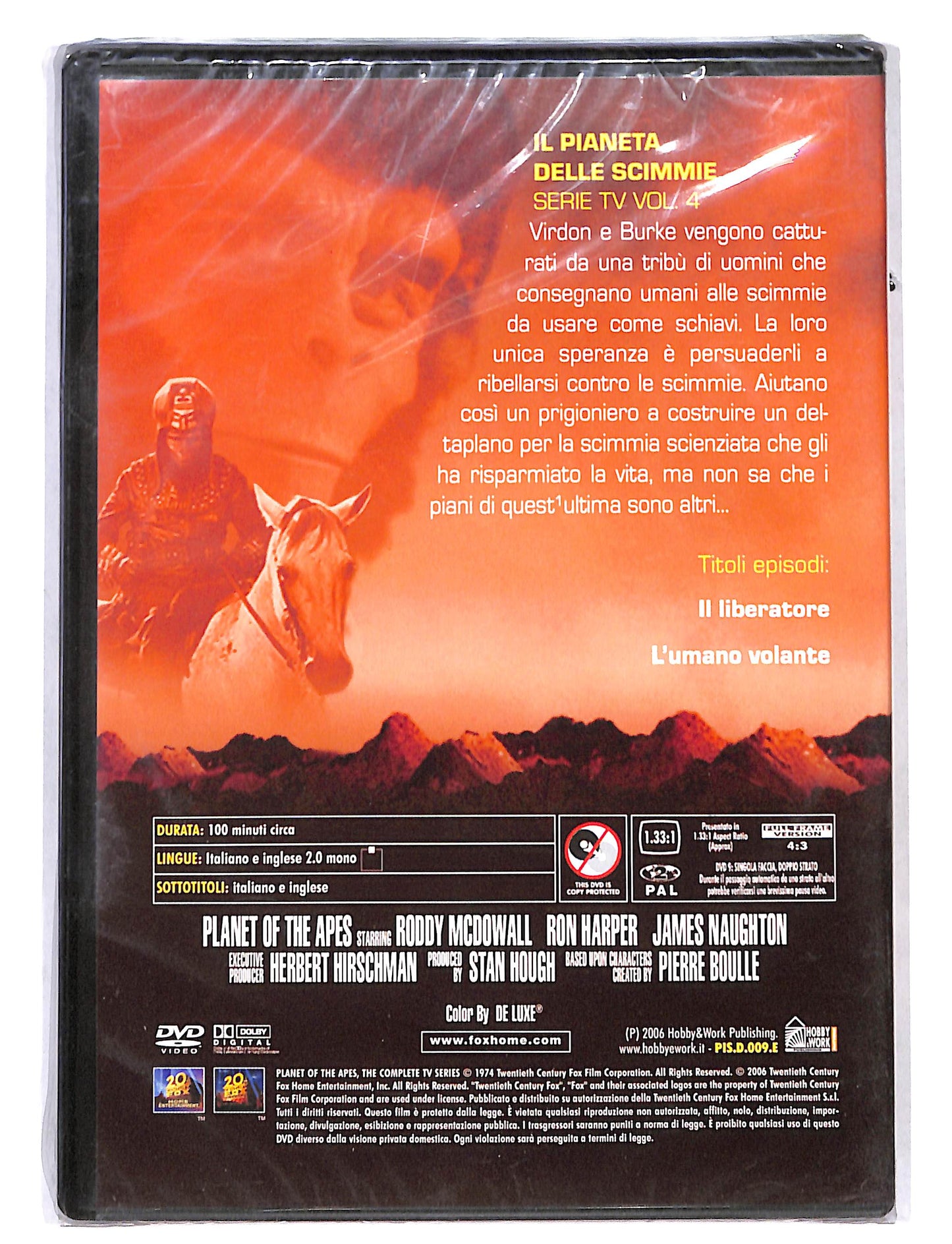 EBOND Il Pianeta delle scimmie vol.4 EDITORIALE DVD DB677261