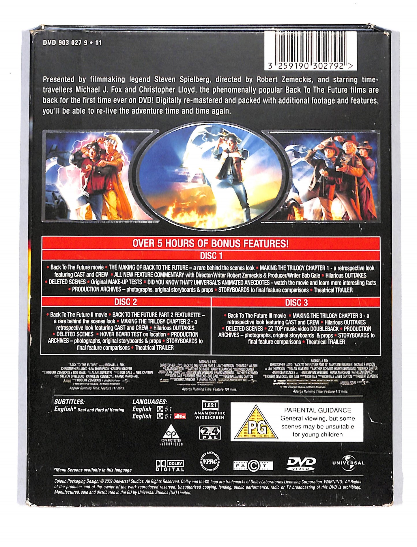 EBOND Back to the Future Trilogy Edizione UK DVD DB677306