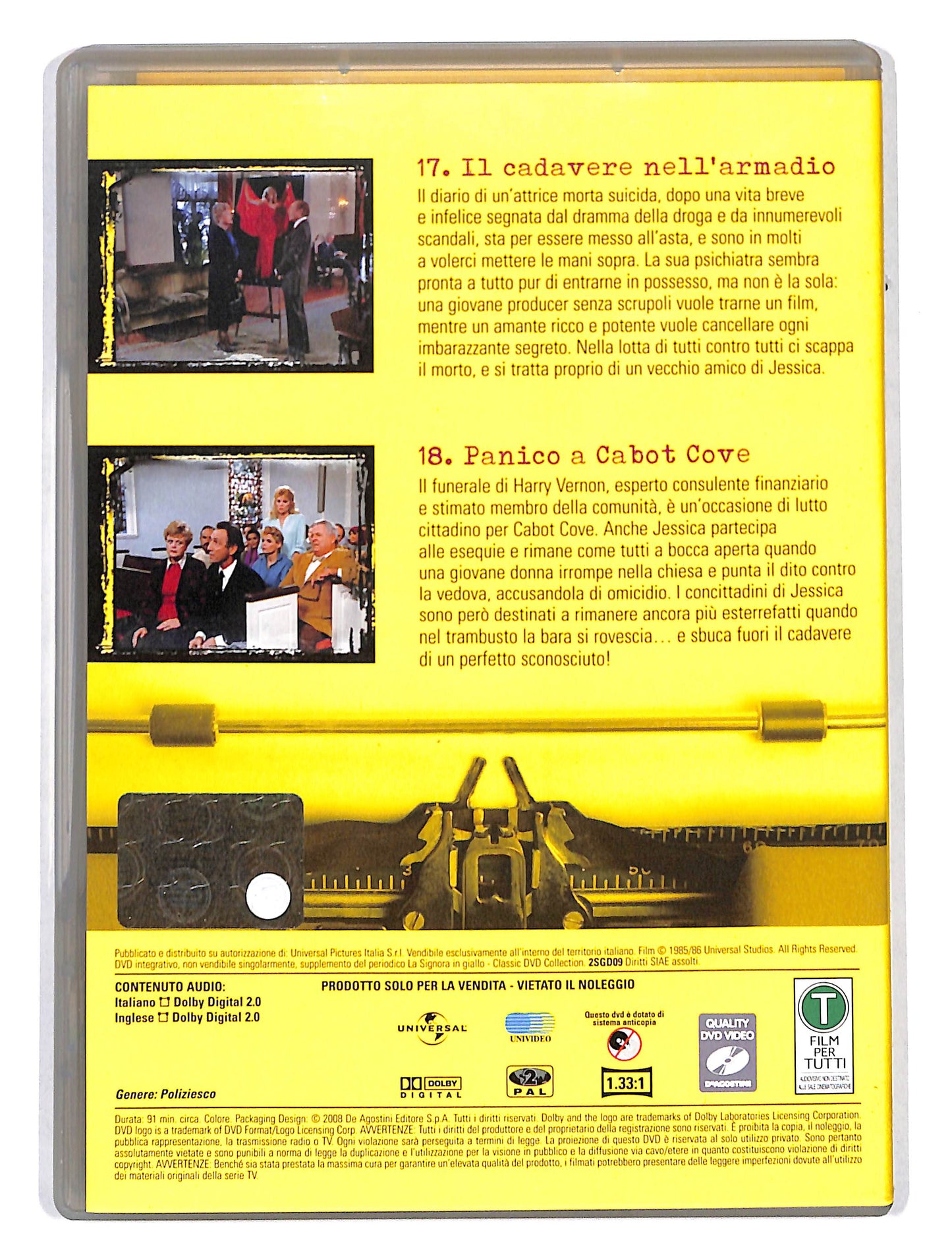 EBOND La Signora in giallo Stagione 2 episodi 17-18 EDITORIALE DVD DB677362