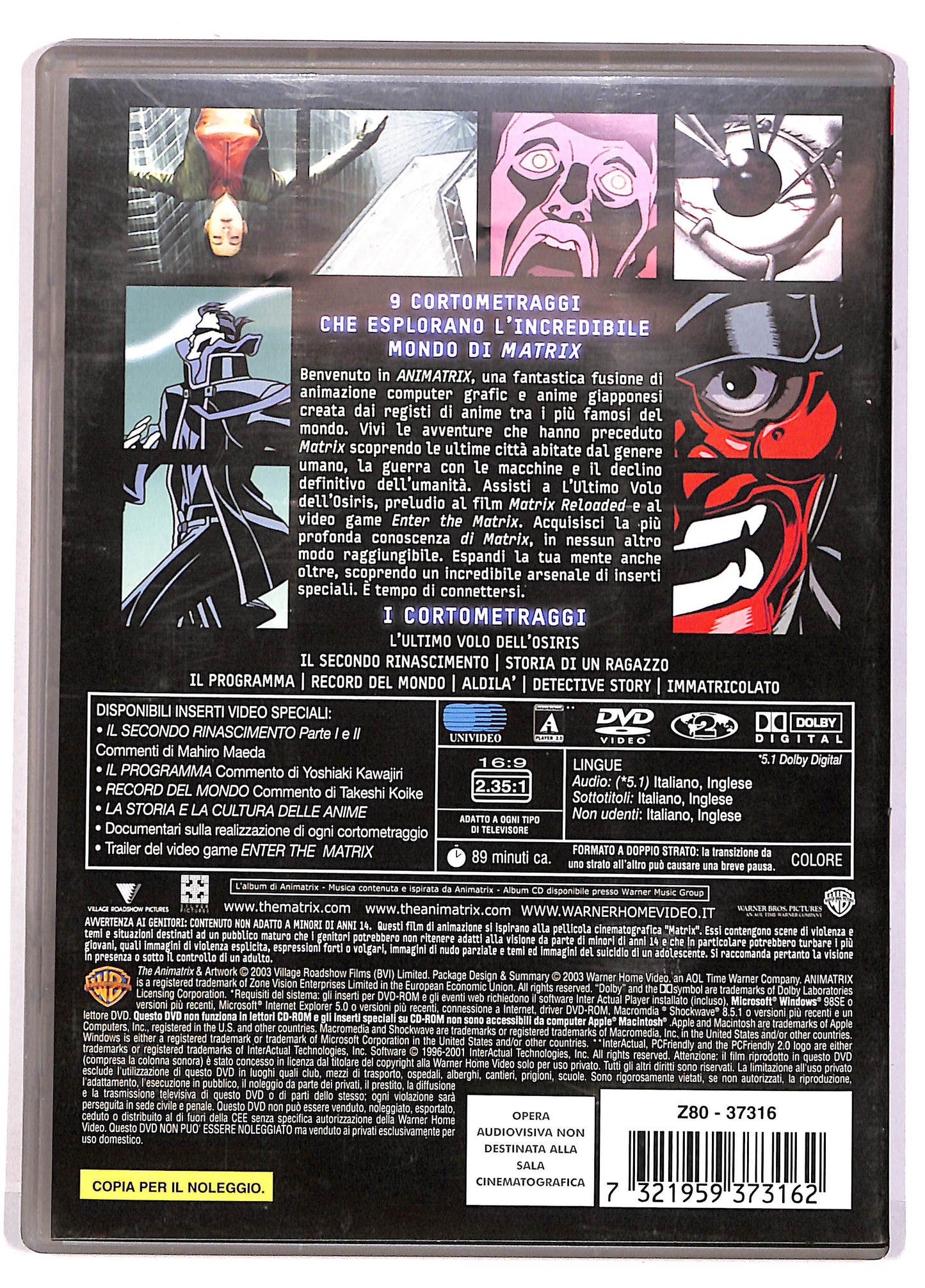 EBOND Animatrix NOLEGGIO DVD DB677934