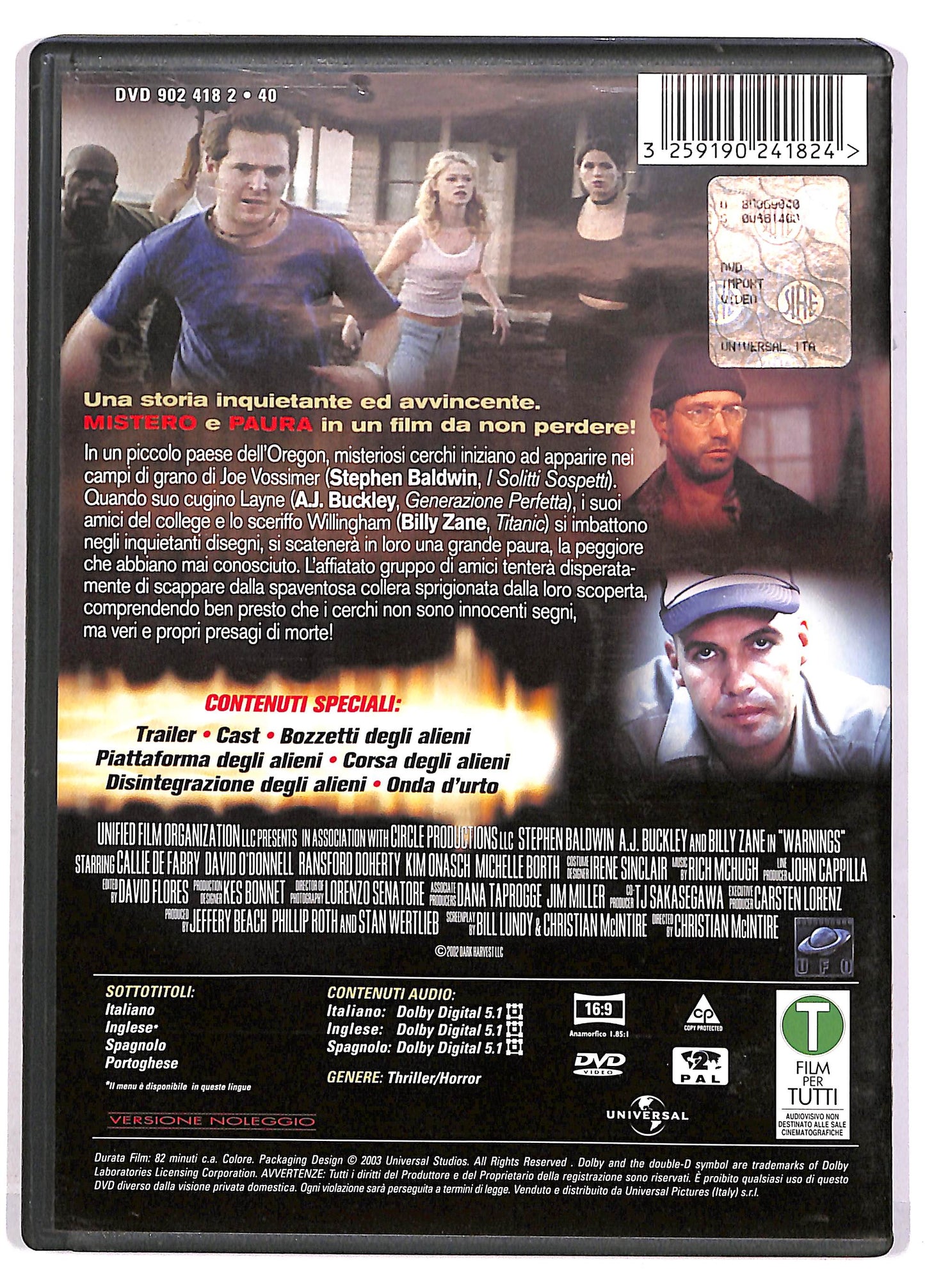 EBOND Warnings - Presagi di morte NOLEGGIO DVD DB677945