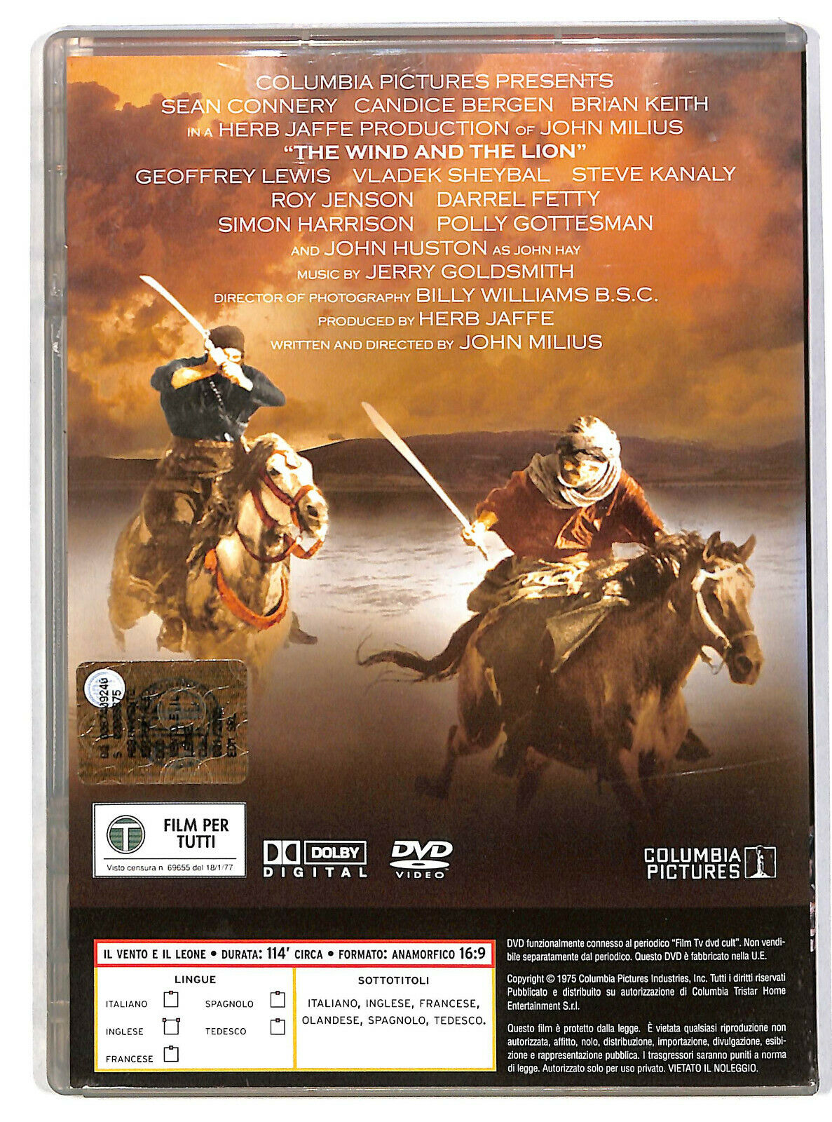 EBOND Ebondil Vento e Il Leone Editoriale DVD DB678311