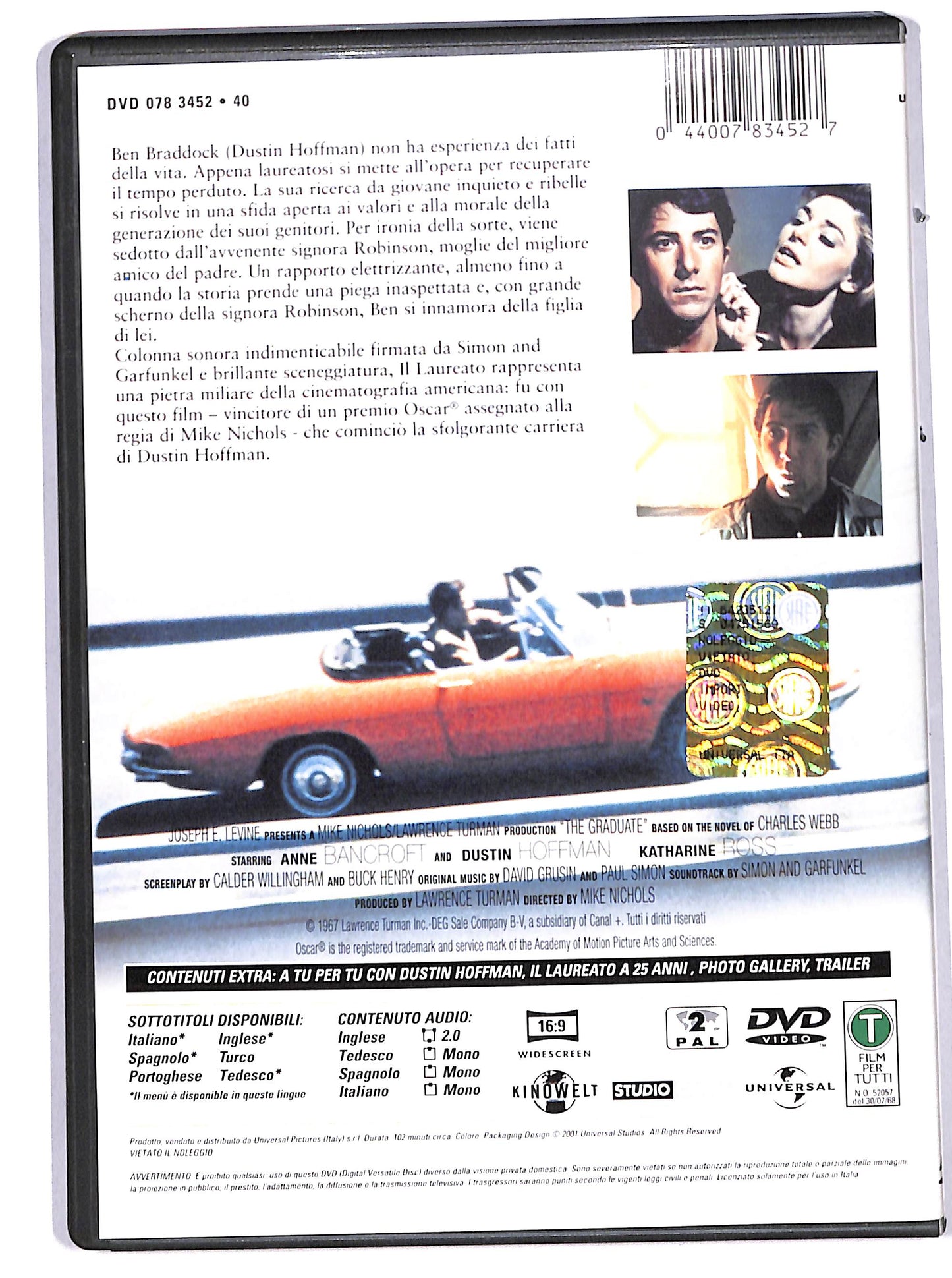 EBOND Il laureato DVD DB678335
