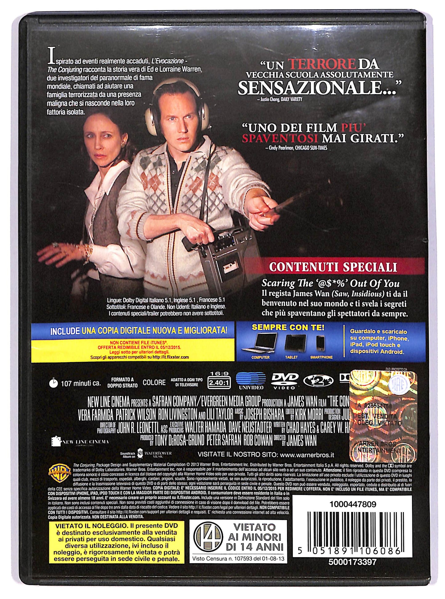 EBOND L'Evocazione - The Conjuring DVD DB678359