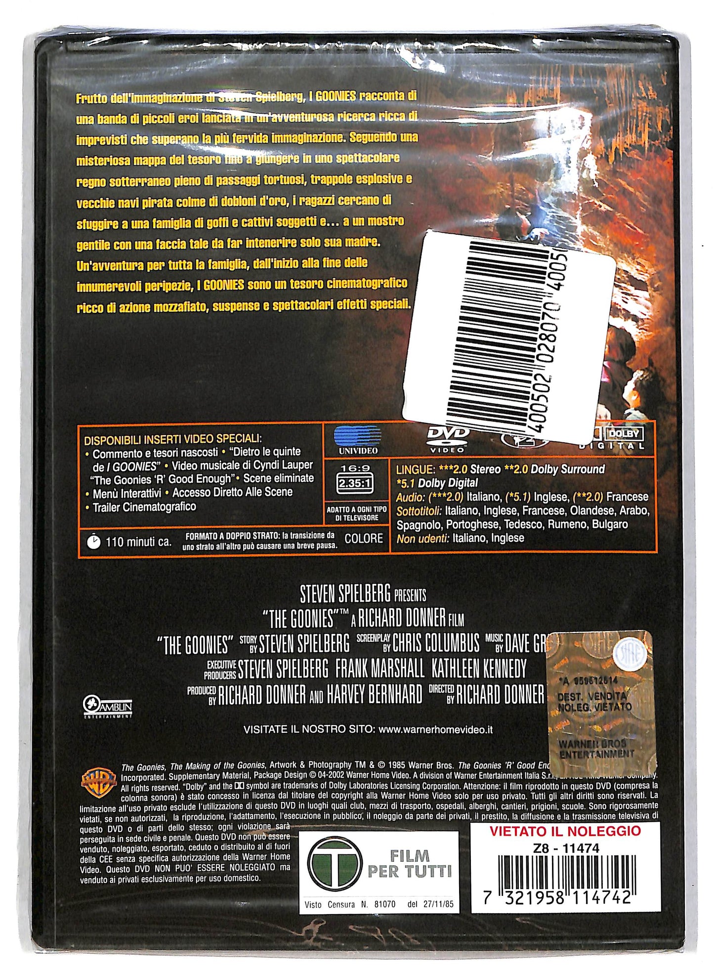 EBOND i goonies DVD DB678365