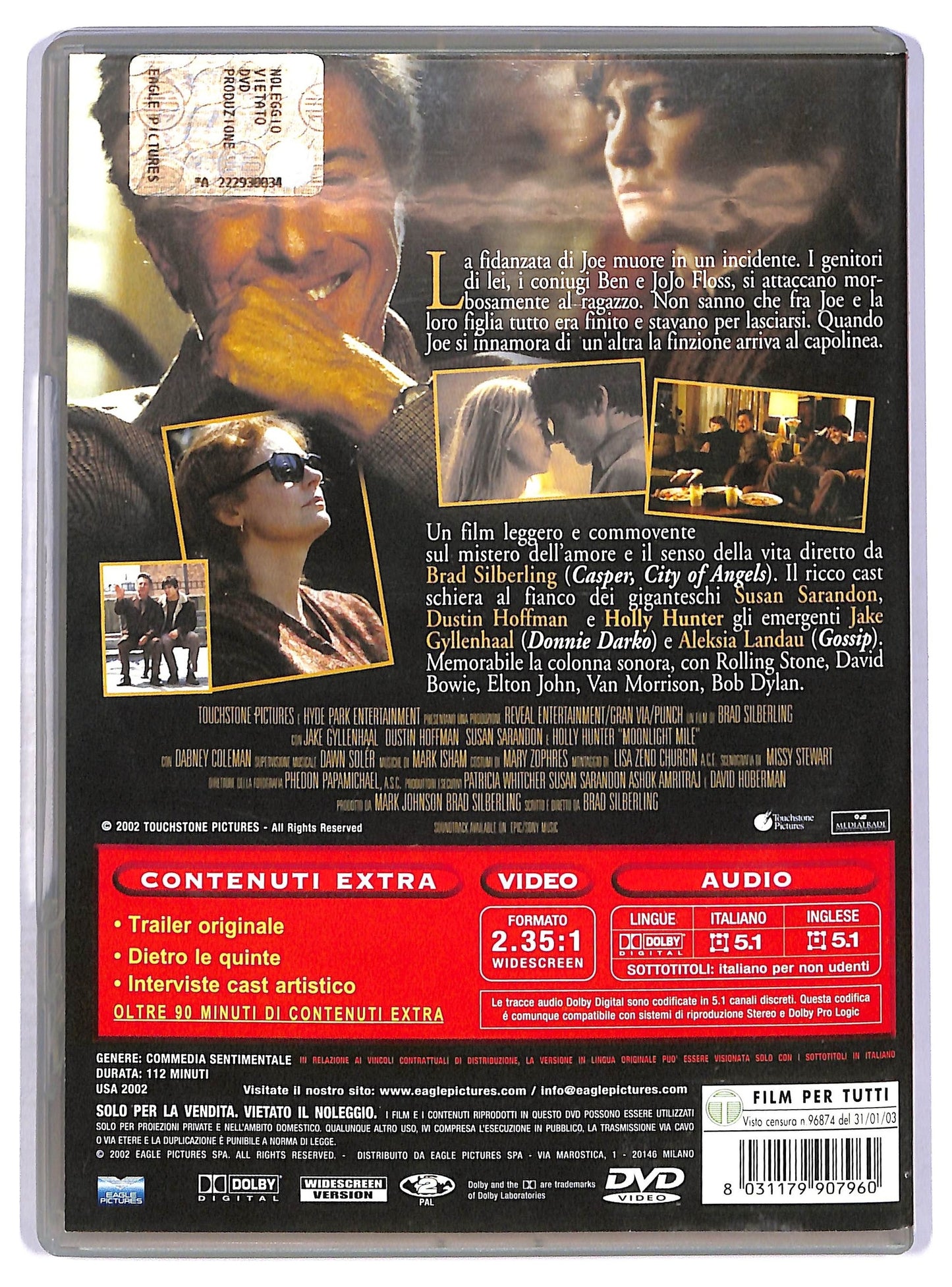 EBOND Moonlight Mile - voglia di ricominciare DVD DB678649