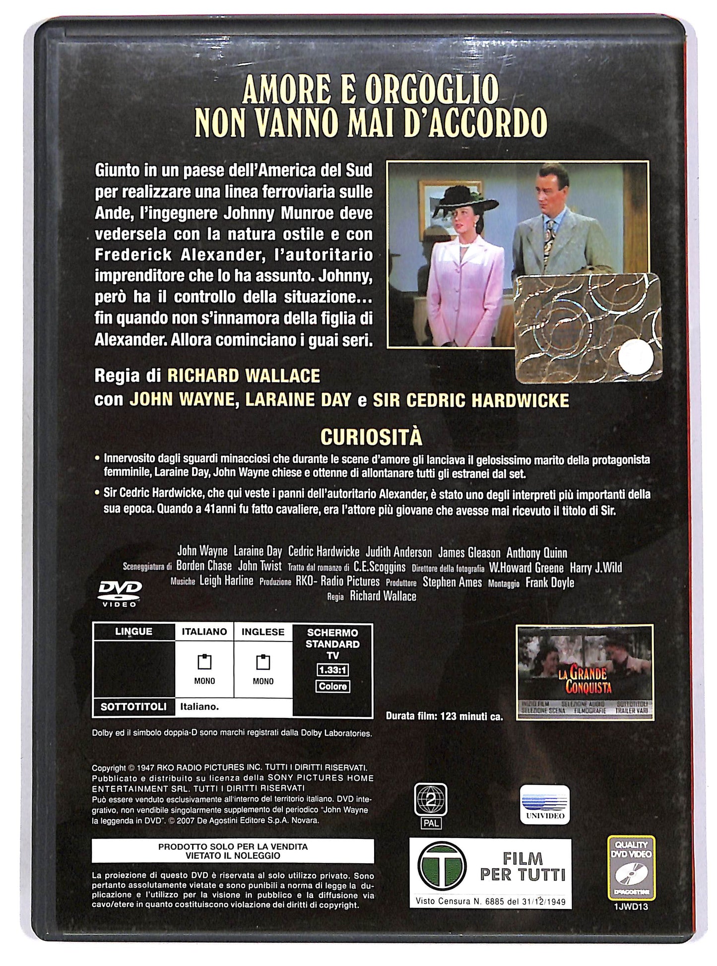 EBOND La grande conquista EDITORIALE DVD DB678709