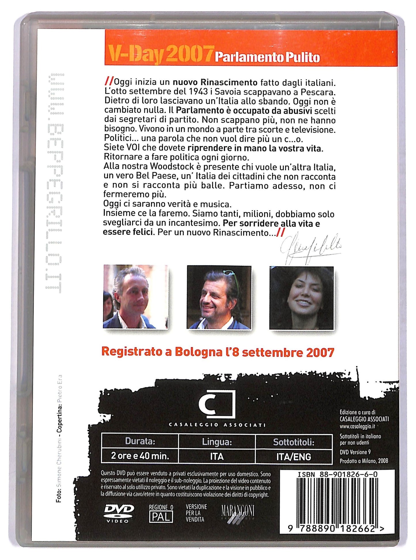 EBOND v - day 2007 - parlamento pulito DVD DB679146