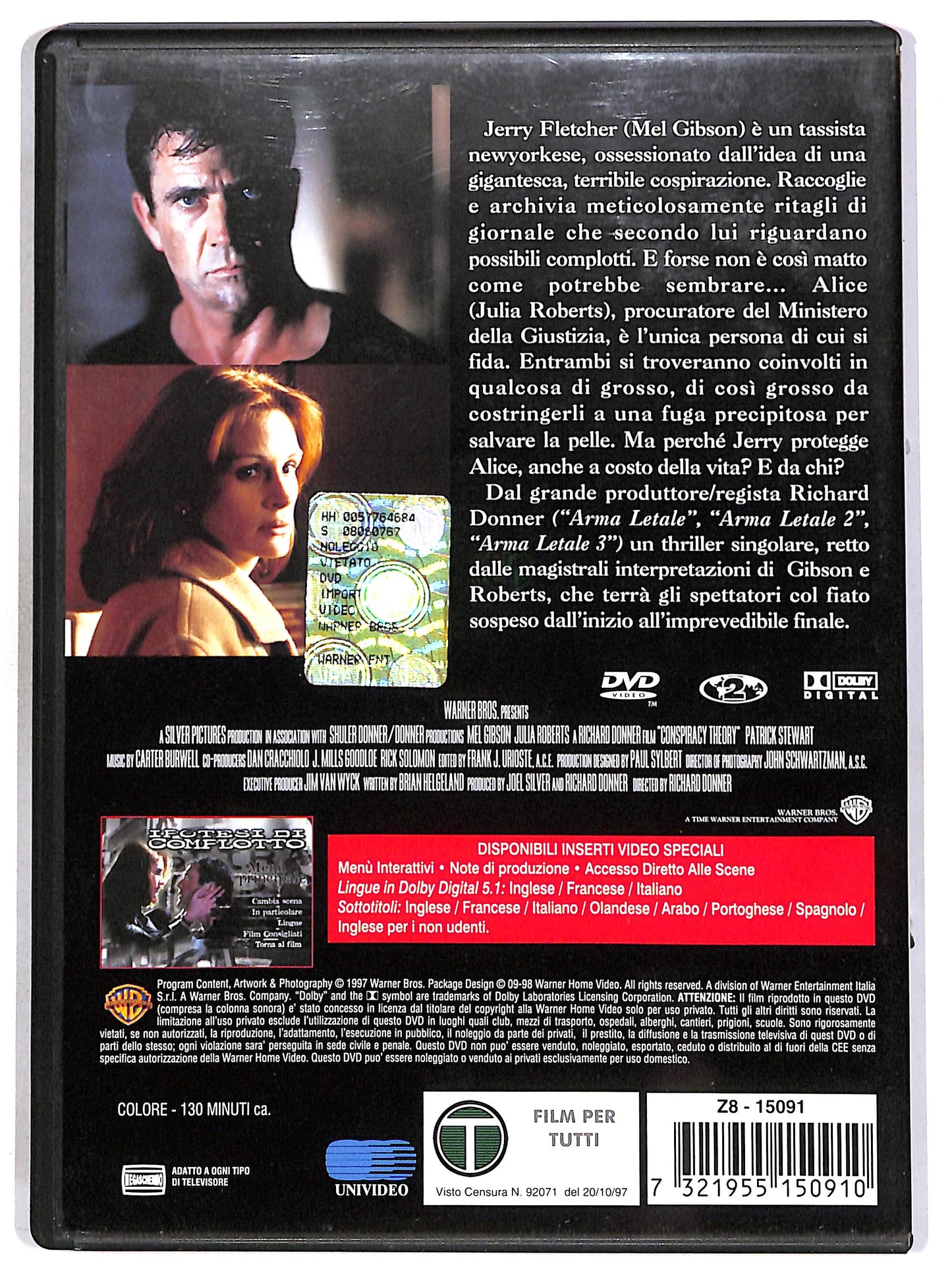 EBOND Ipotesi di complotto DVD DB679147