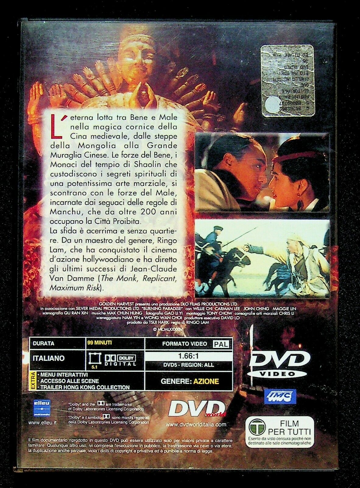 EBOND Duello Al Tempio Maledetto Editoriale DVD DB679214