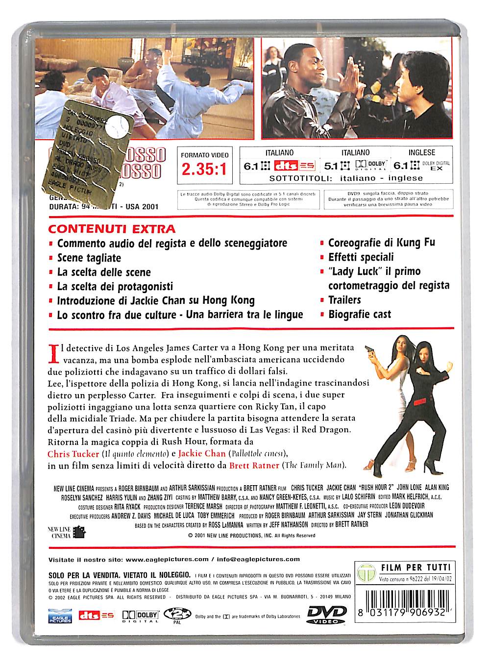 EBOND Colpo grosso al drago rosso - Rush Hour 2 DVD DB679248