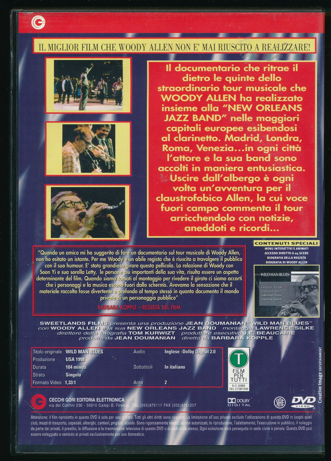 EBOND Wild Man Blues DVD DB679261