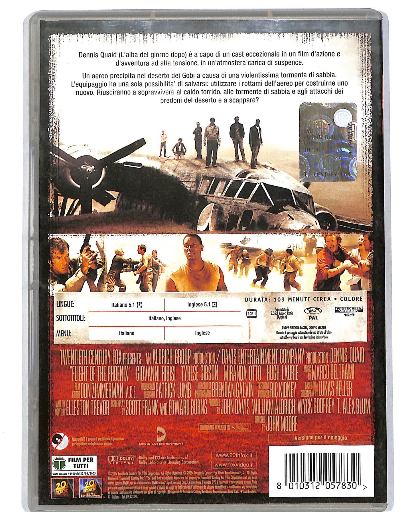 EBOND Il volo della Fenice NOLEGGIO DVD DB679933