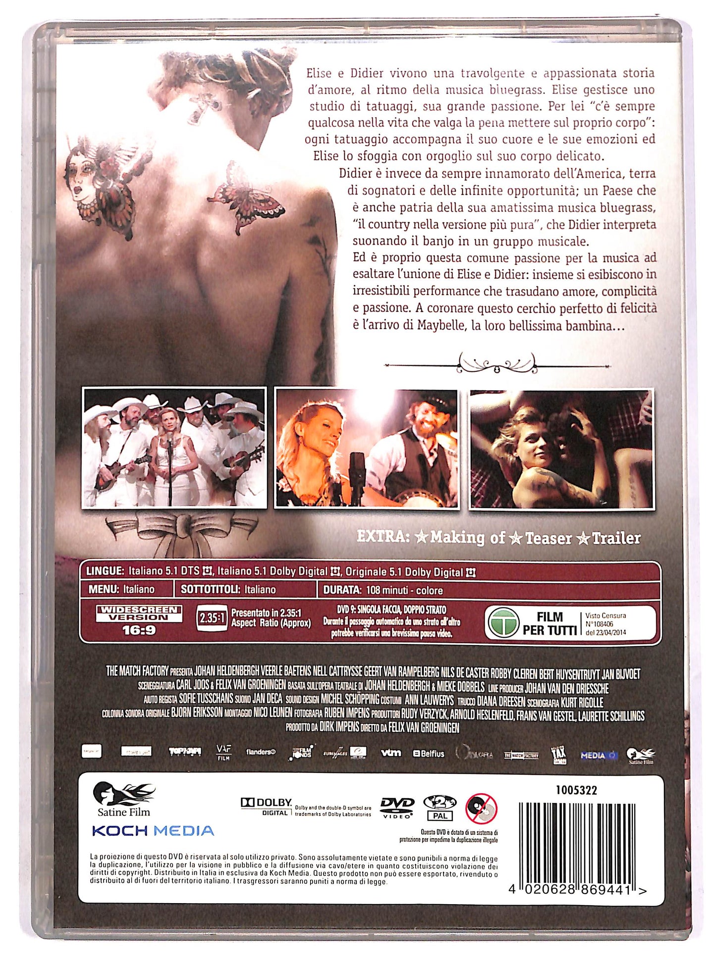 EBOND Alabama Monroe - Una storia d'amore NOLEGGIO DVD DB680108