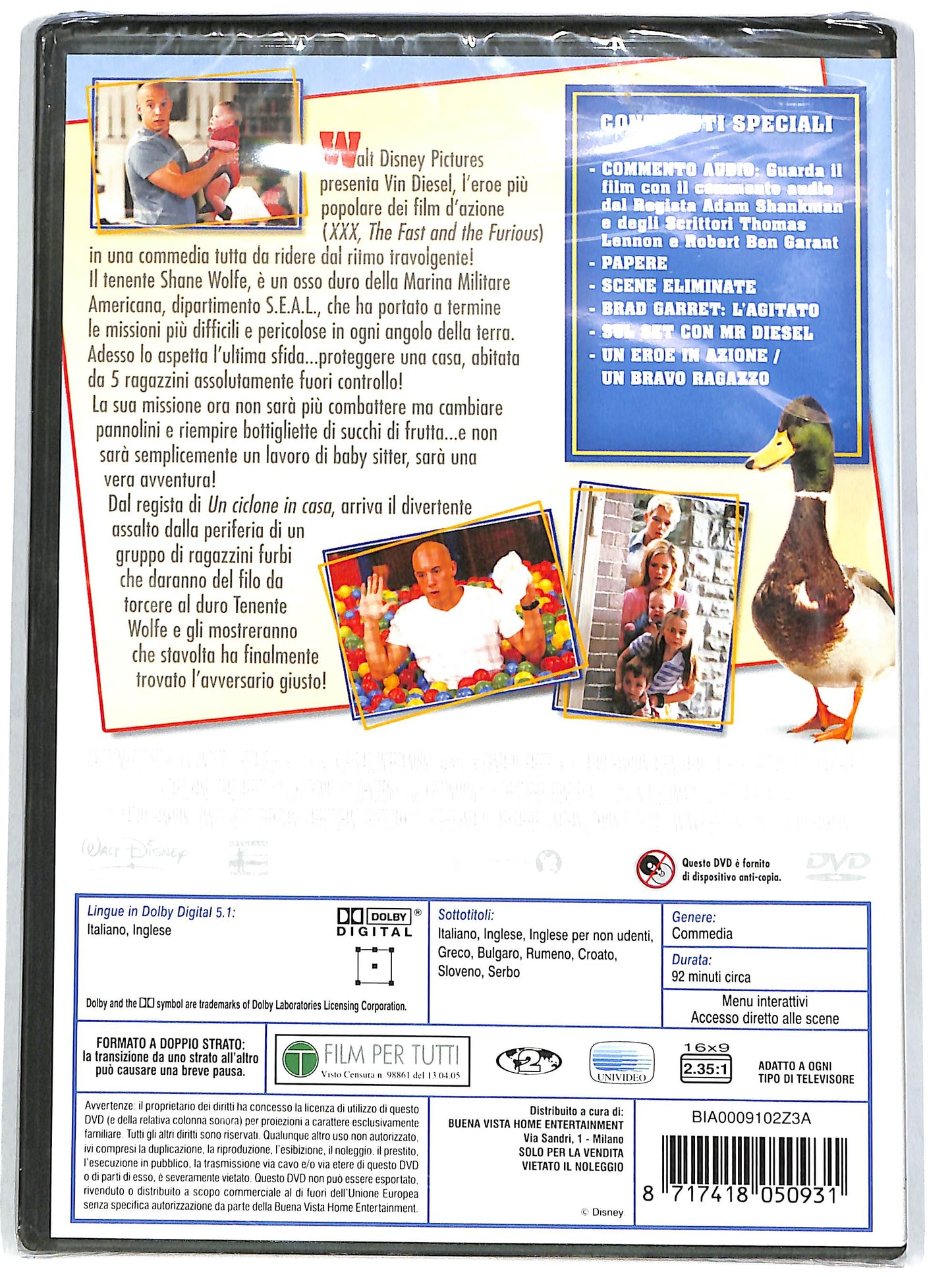 EBOND The Pacifier - Missione Tata NOLEGGIO DVD DB680134