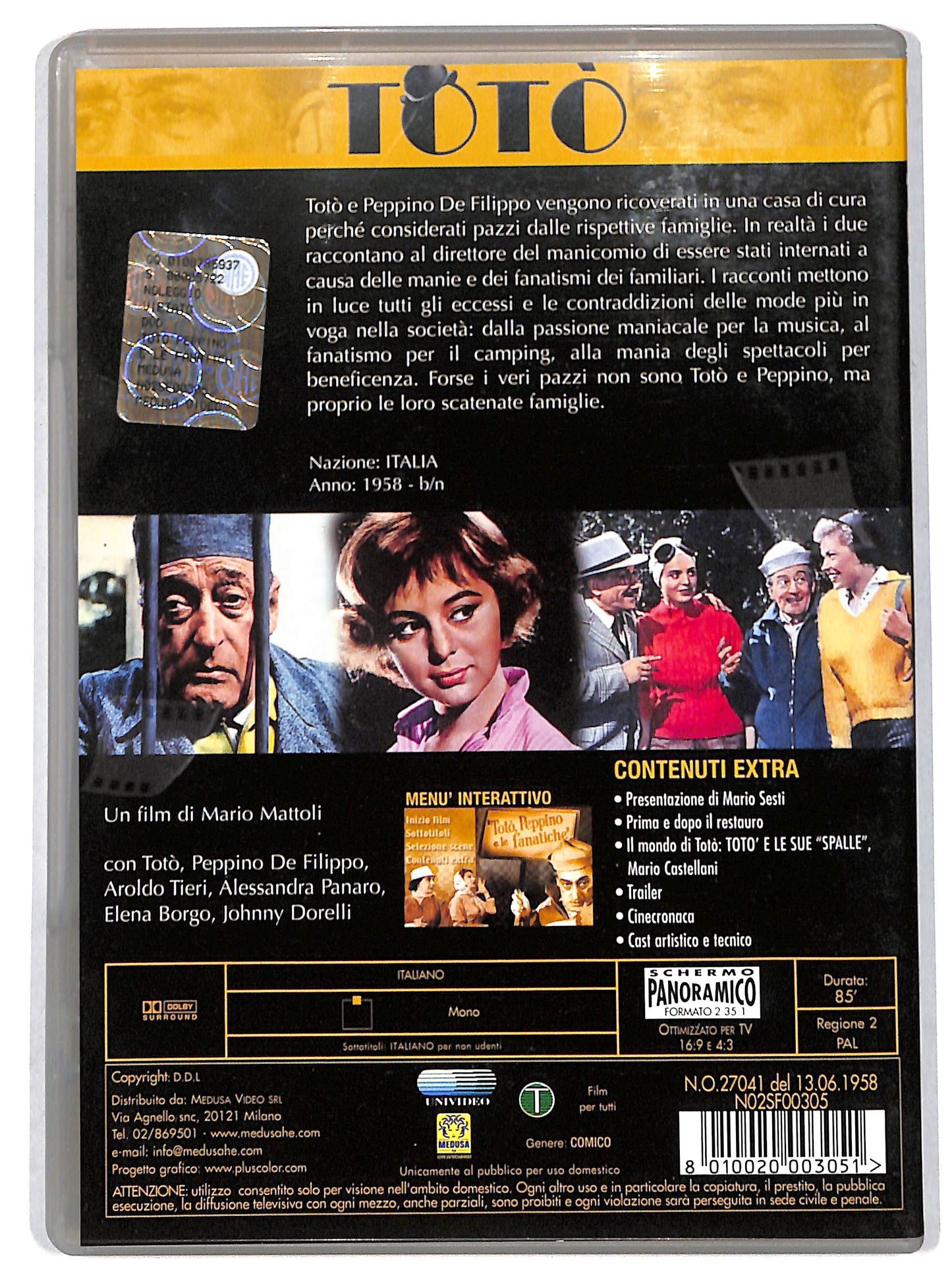 EBOND Toto, Peppino e le fanatiche DVD DB680226