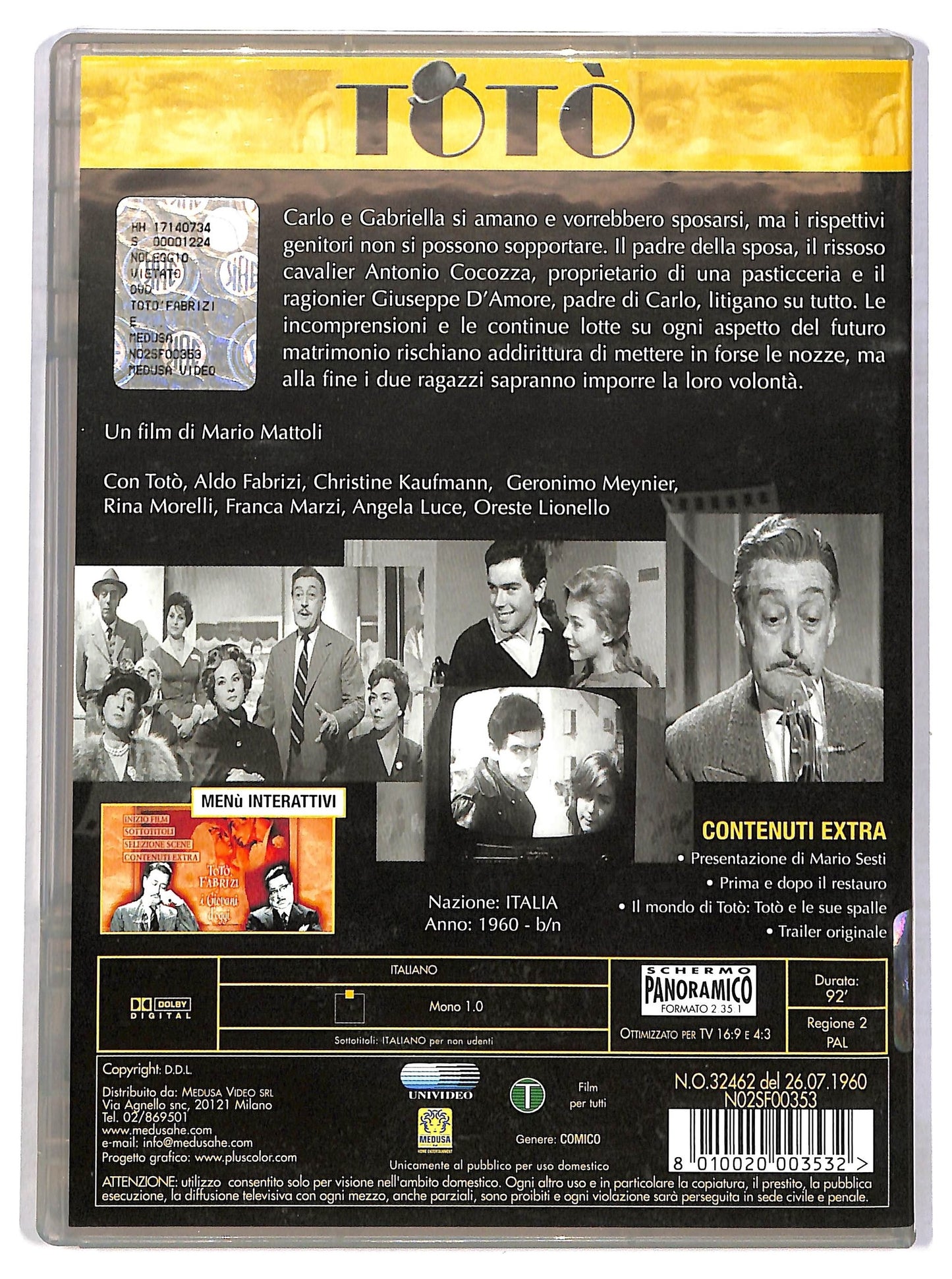 EBOND Toto Fabrizi e i Giovani d'oggi DVD DB680233