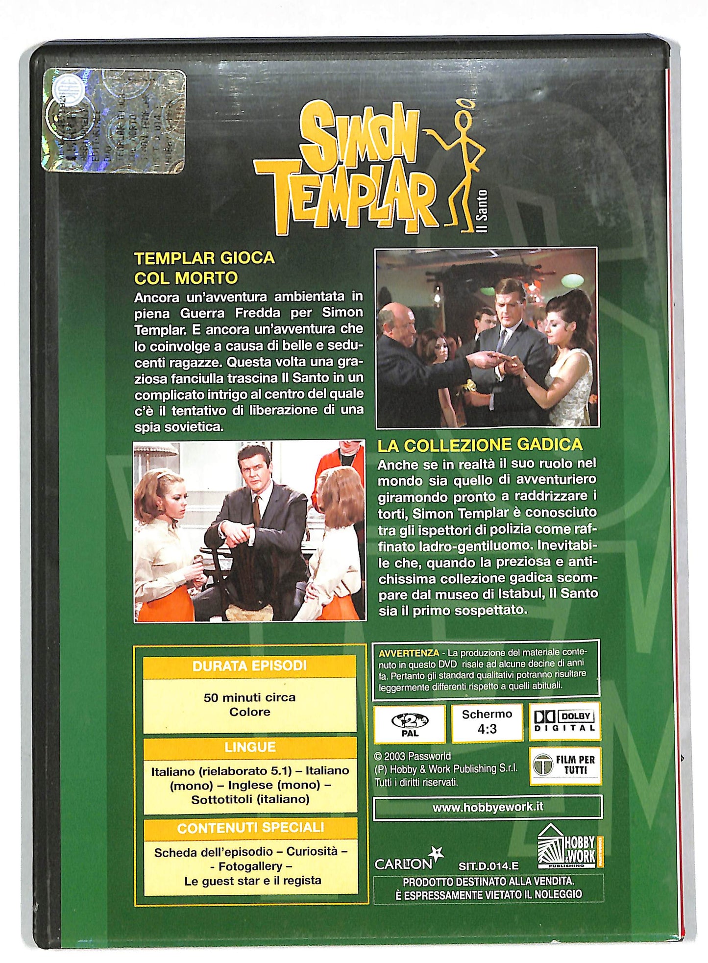 EBOND Simon templar il santo vol 14 DVD DB680259