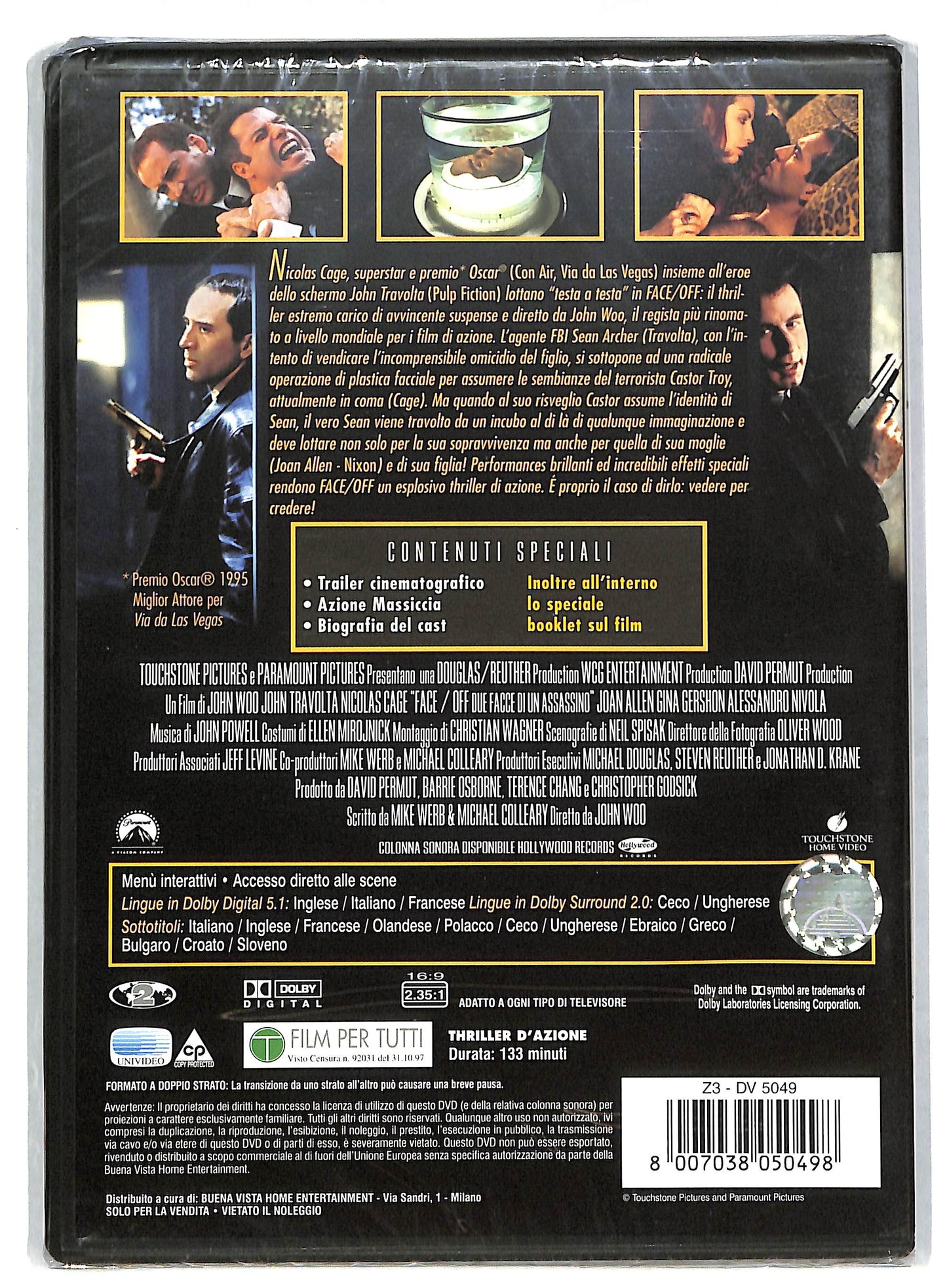 EBOND Face off - due facce di un assassino EDIZIONE SPECIALE DVD DB680365
