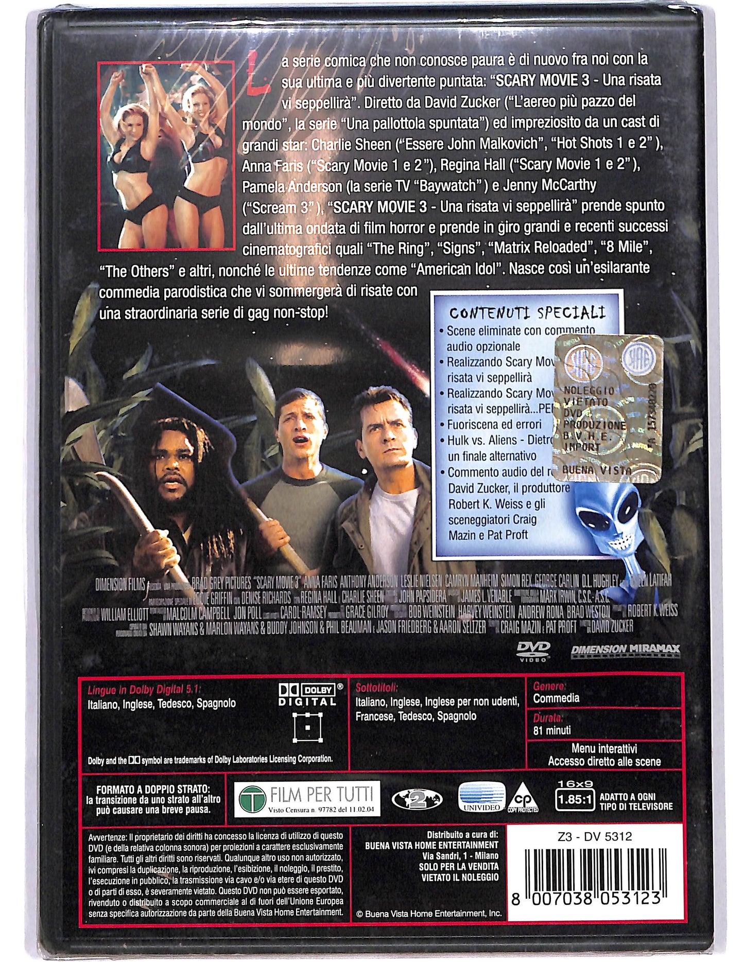 EBOND Scary Movie 3 Una risata vi seppellira DVD DB680440