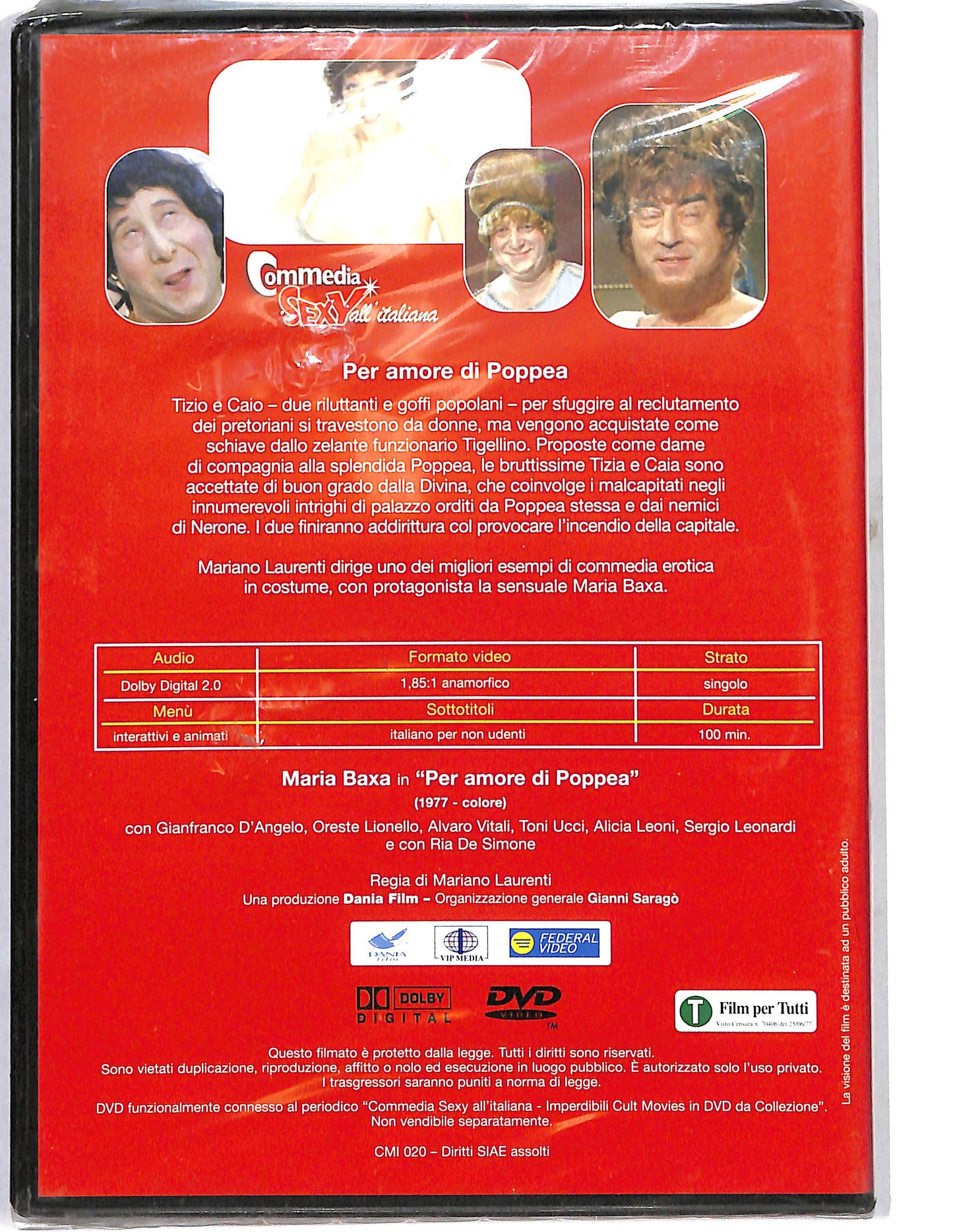 EBOND Per amore di Poppea EDITORIALE DVD DB680626