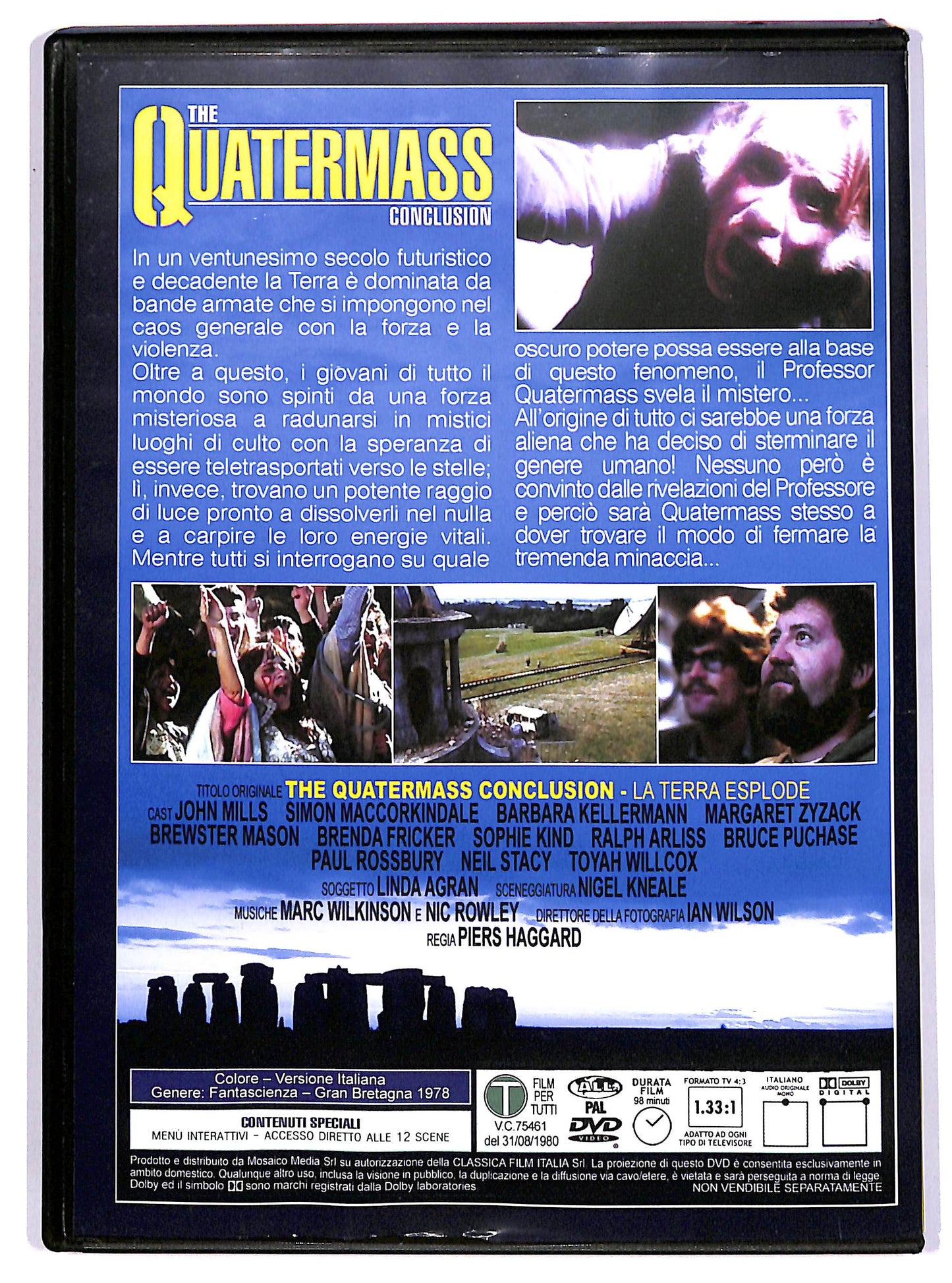 EBOND The Quatermass Conclusion EDITORIALE DVD DB680630