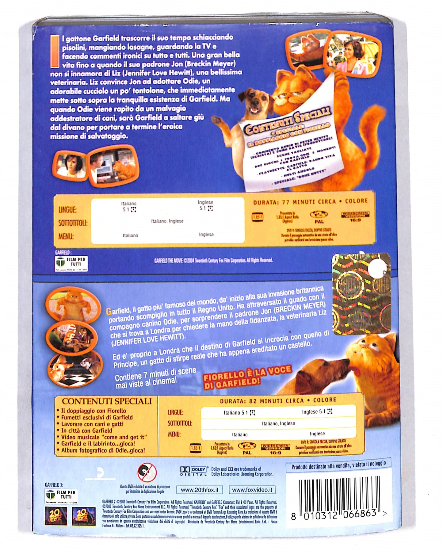 EBOND Garfield il film & Garfield 2 DVD DB680808