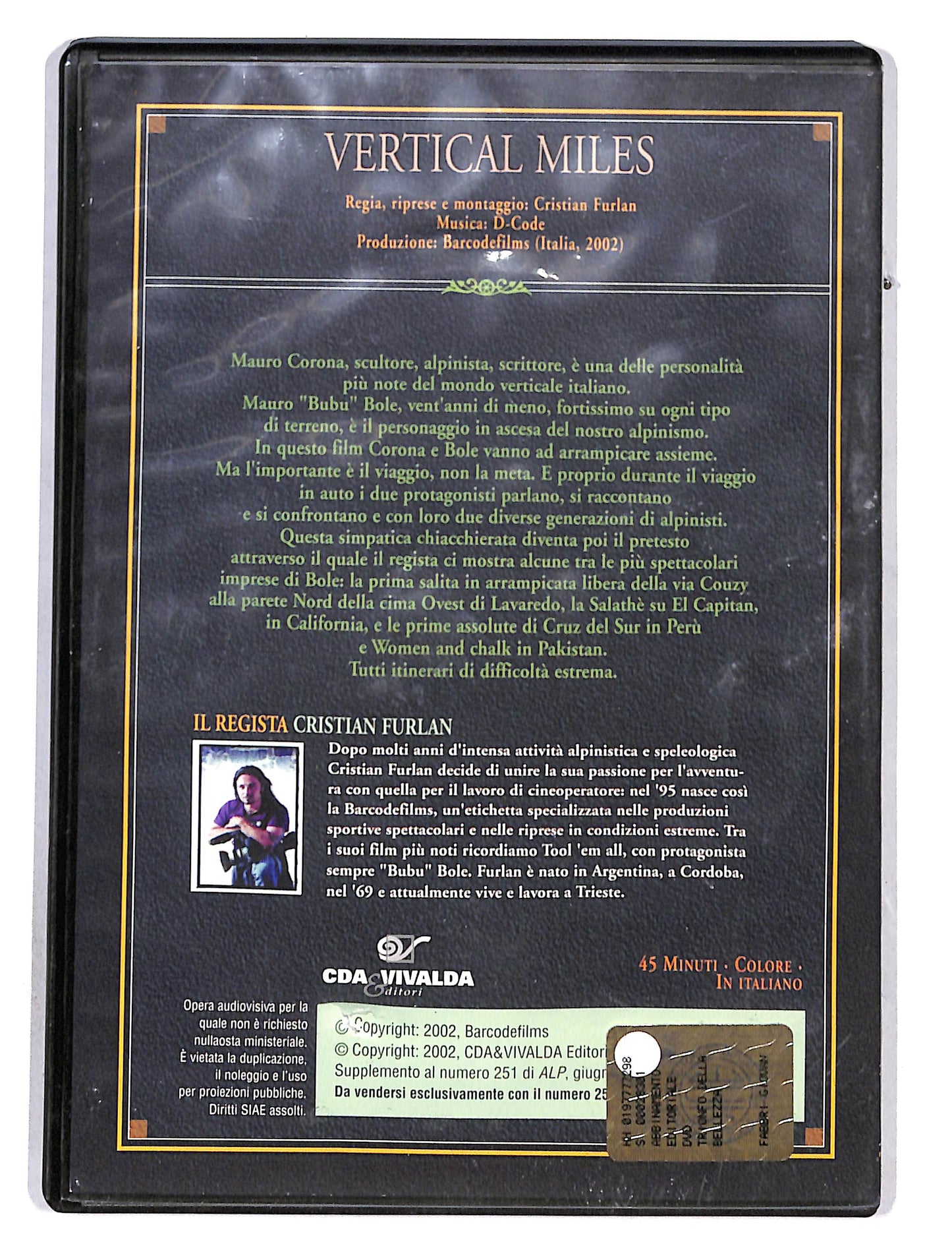 EBOND Vertical Miles EDITORIALE DVD DB680821