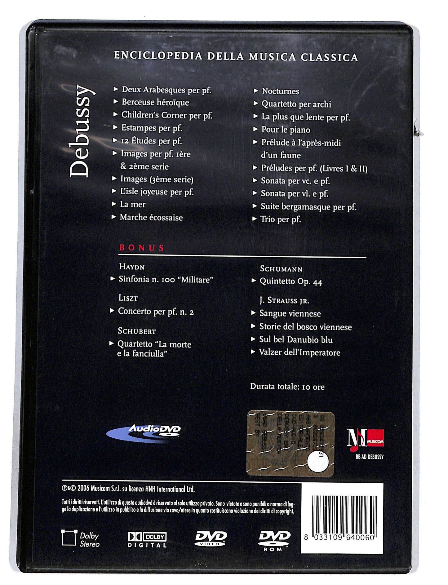 EBOND Enciclopedia della musica classica - Debussy vol.10 DVD DB680852