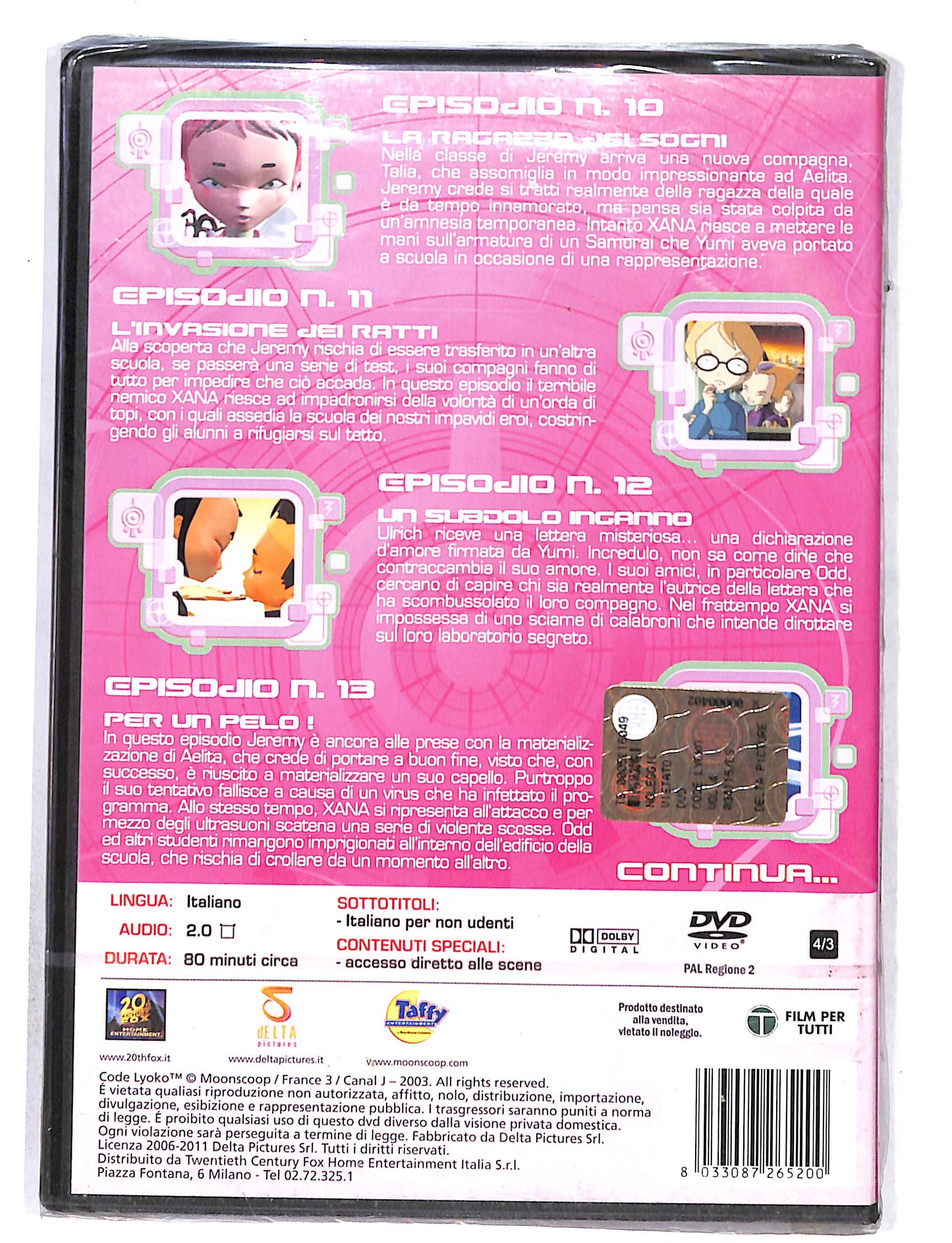 EBOND Code Lyoko. Vol. 4 DVD DB680934
