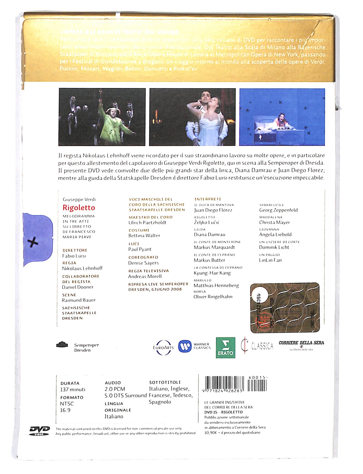 EBOND L'opera dai grandi teatri del mondo vol.15 - Rigoletto DVD DB680940