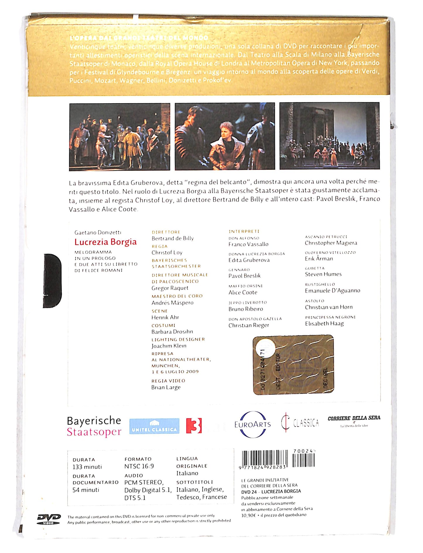 EBOND L'opera dai grandi teatri del mondo vol.24 - Lucrezia Borgia DVD DB680943